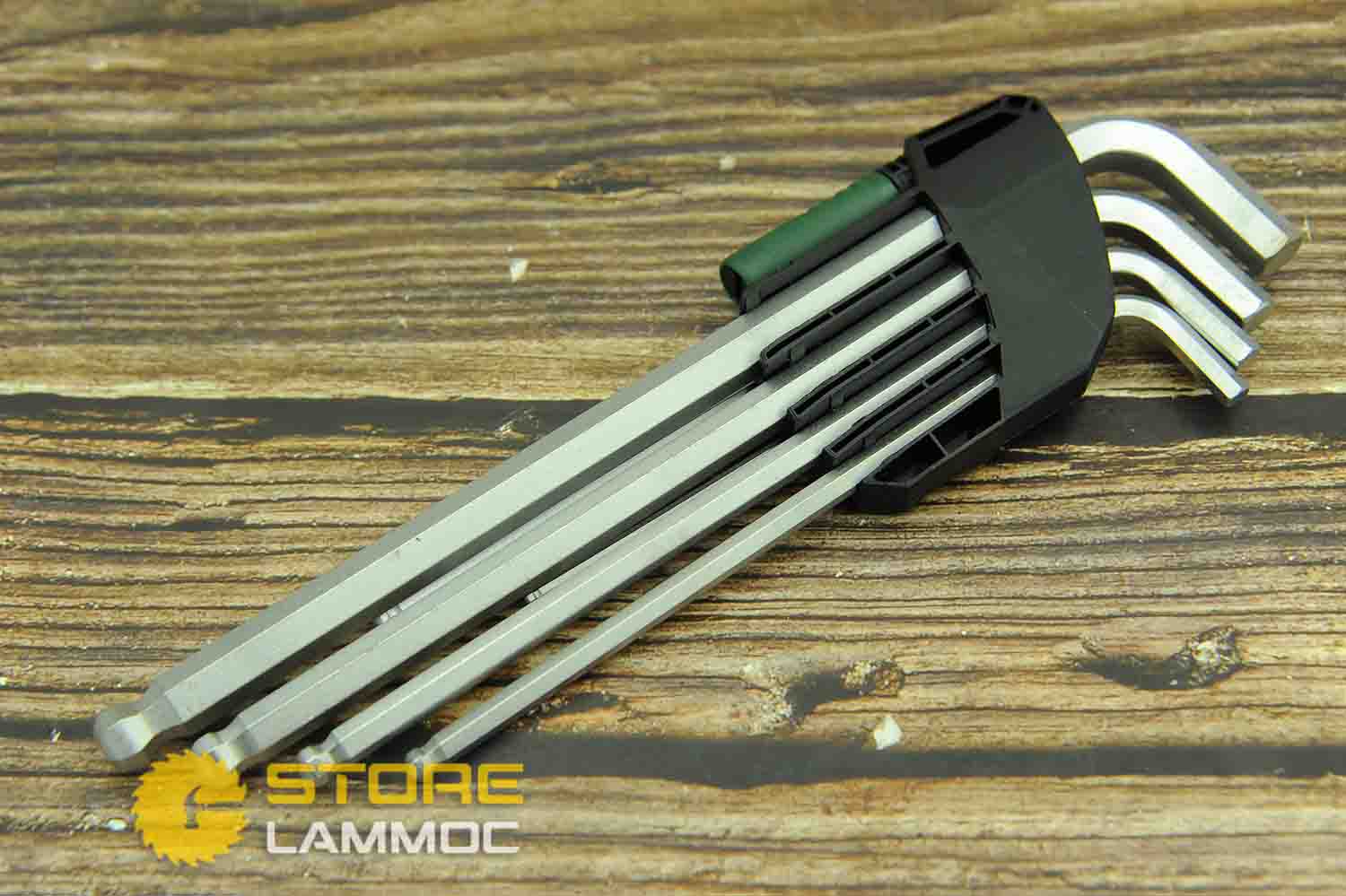 Bộ lục giác đầu bi Sata 09101A loại dài 9 chi tiết