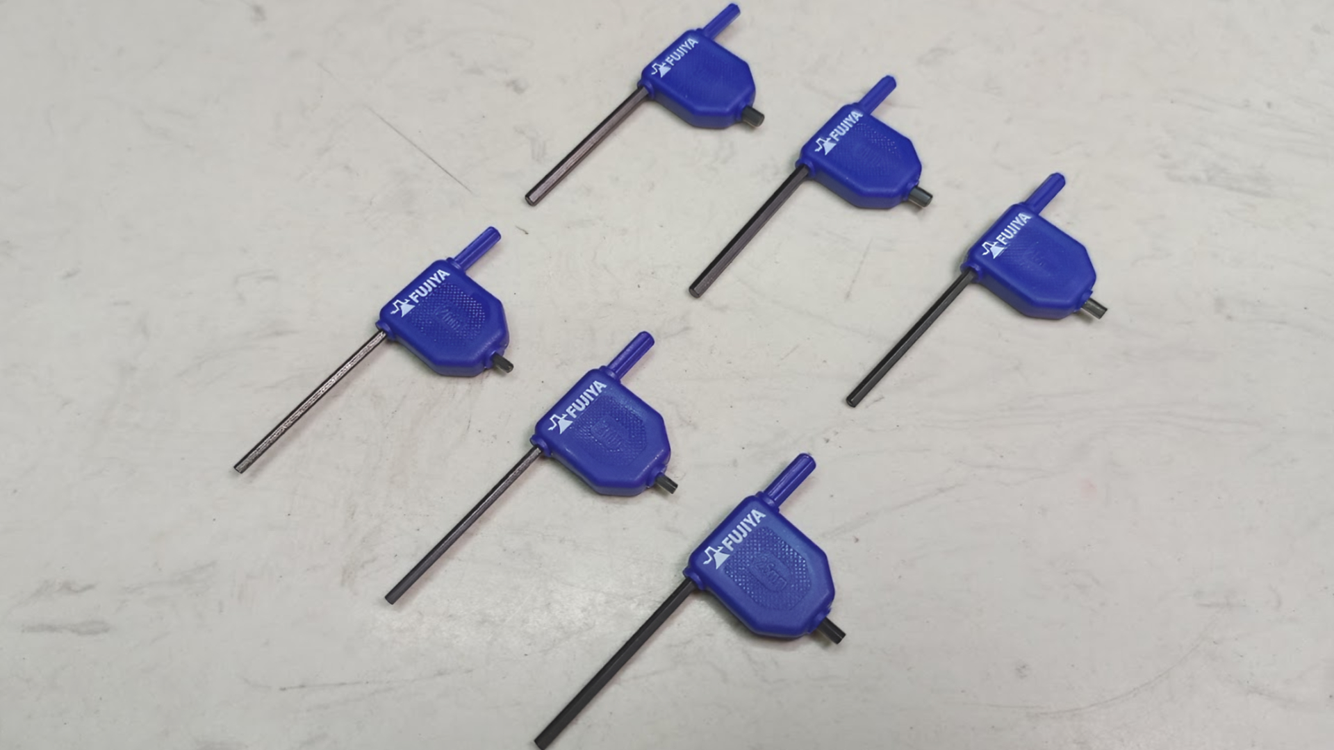 Bộ lục giác thẳng 6 cái (2.0, 2.5, 3.0mm x 2pcs) Fujiya FPW-301