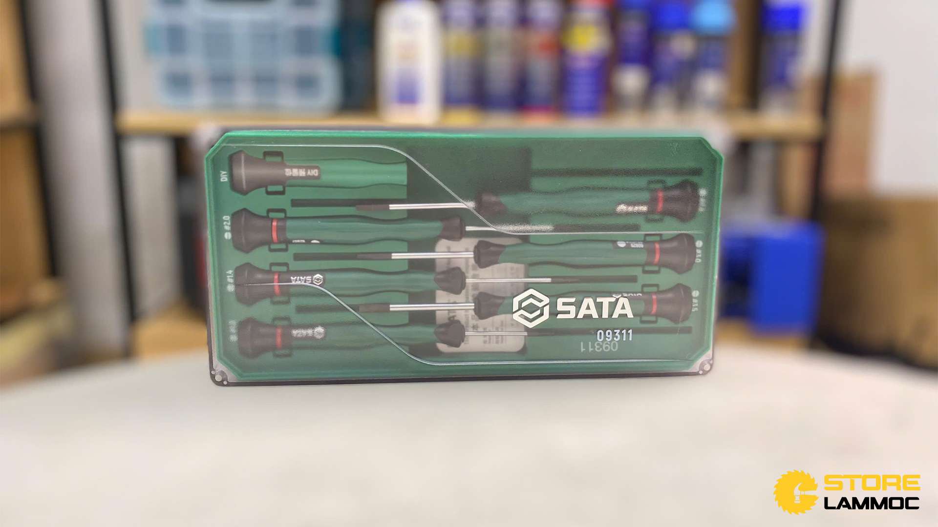 Bộ tua vít nhỏ đầu dẹp (bộ 6 cái) Sata 09311