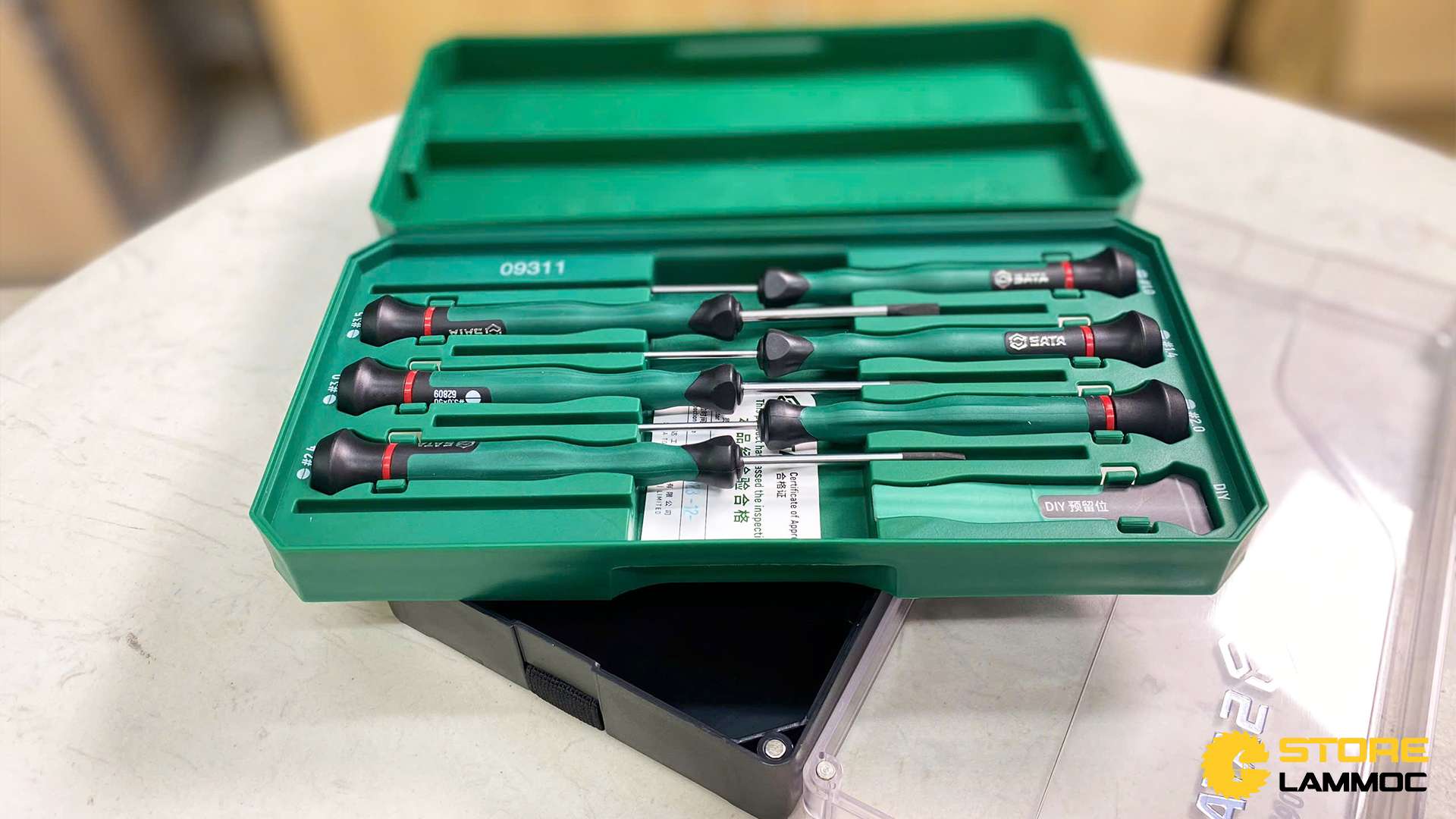 Bộ tua vít nhỏ đầu dẹp (bộ 6 cái) Sata 09311