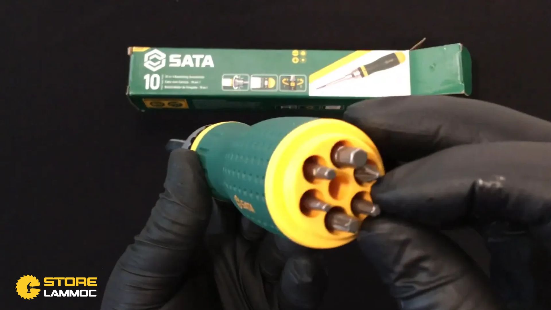 Các đầu vít đi kèm với tua vít Sata