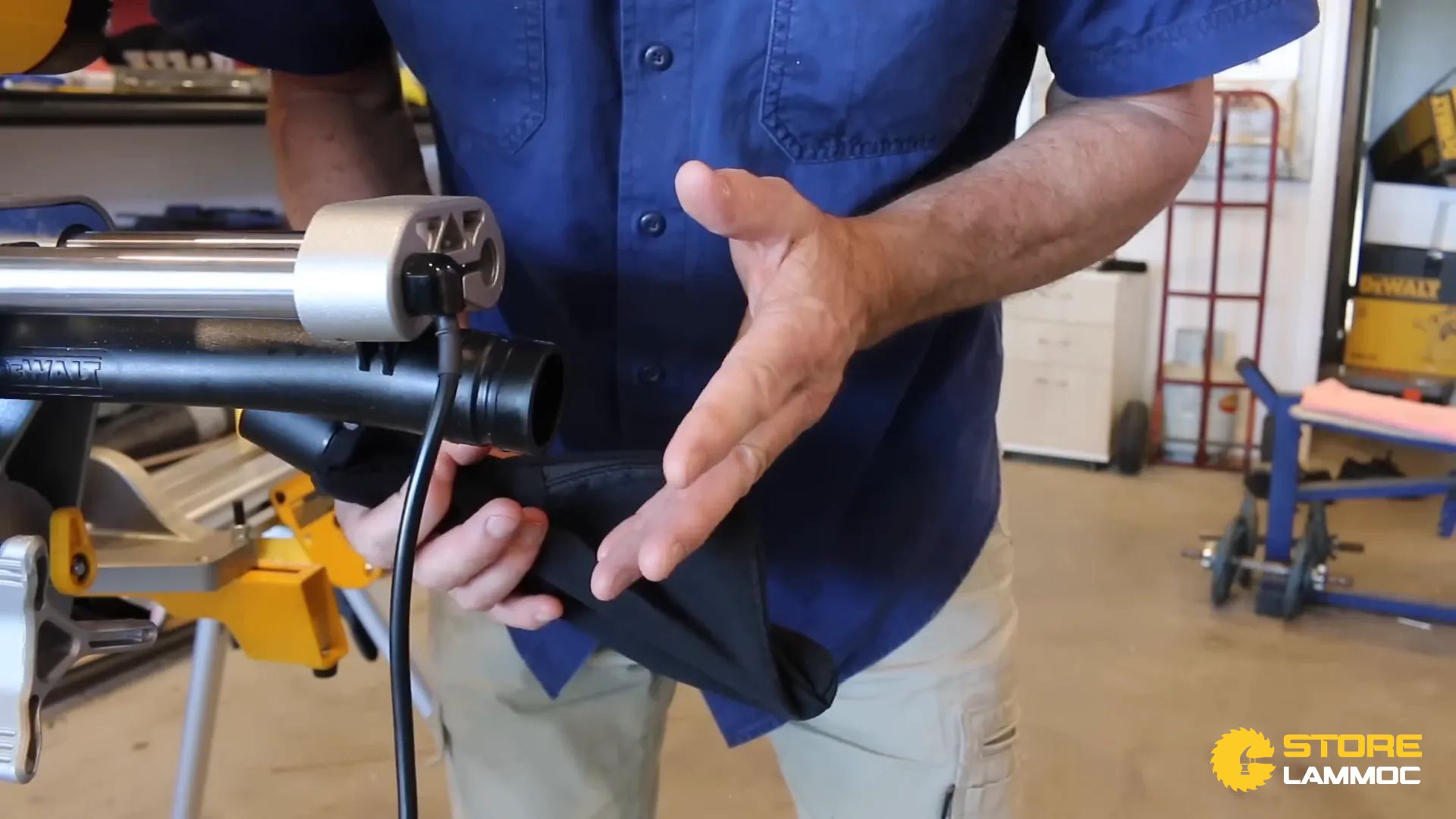 Cách bảo quản và vận chuyển cưa trục trượt Dewalt DWS780