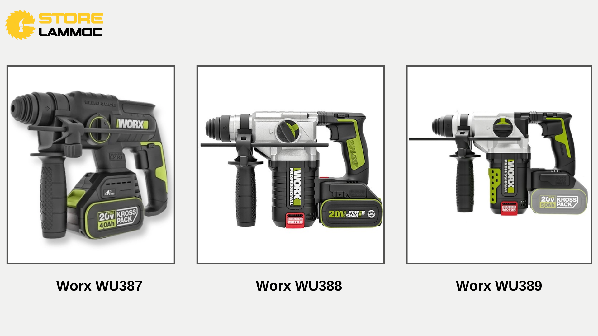 Cách chọn máy khoan bê tong pin Worx 