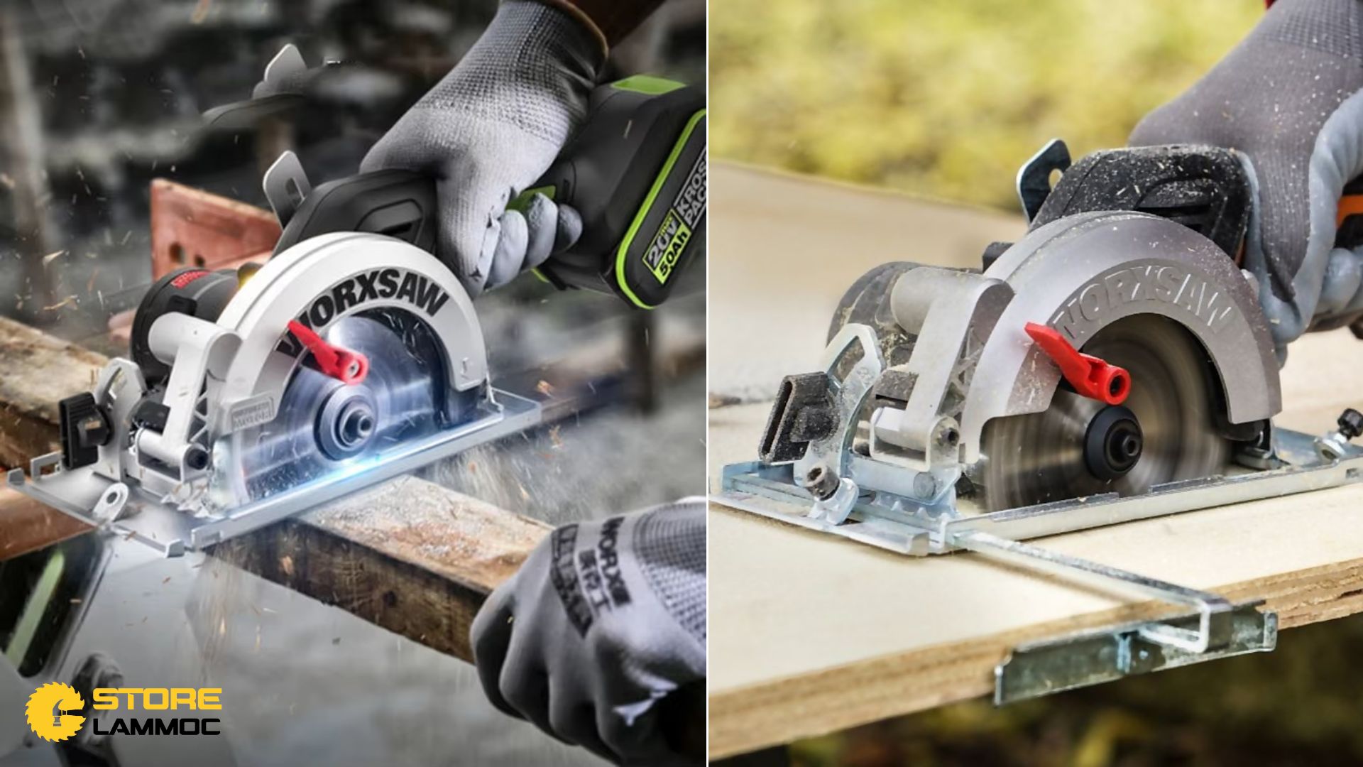 Cách sử dụng máy cưa đĩa pin Worx WU535 hiệu quả