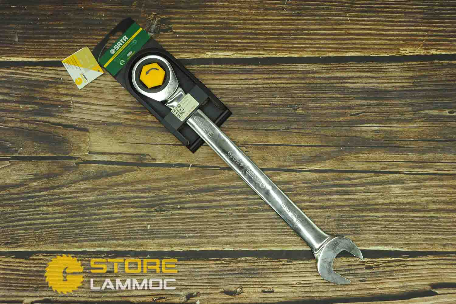 Cờ lê tự động 2 đầu vòng miệng 30 mm, 32 mm Sata 43218, 43219