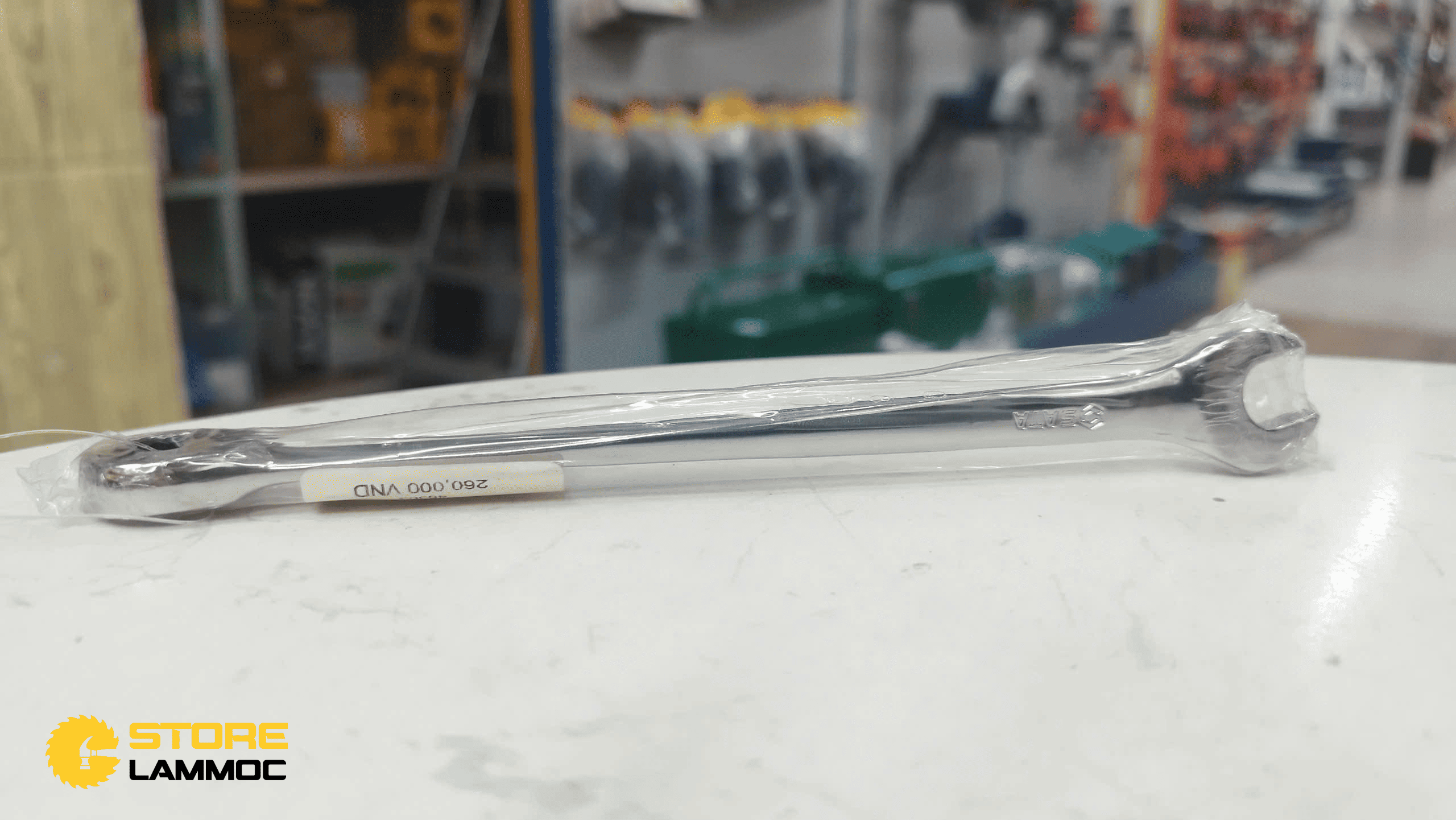Cờ lê vòng miệng tay đòn tự động X-Beam 13mm, thép crom Sata 46306