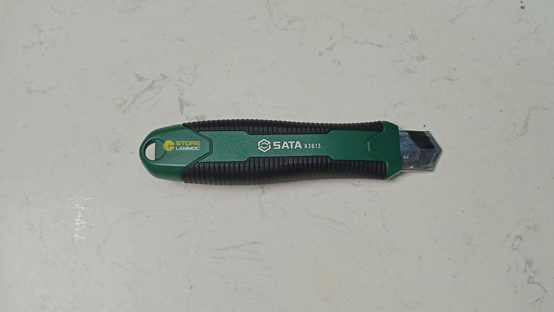 Dao rọc giấy có nút khóa lưỡi dao 25x125mm Sata 93613 - 4