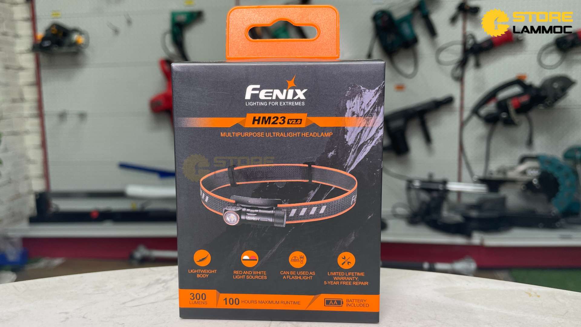 Hộp Đèn pin đội đầu Fenix FN-HM23V2