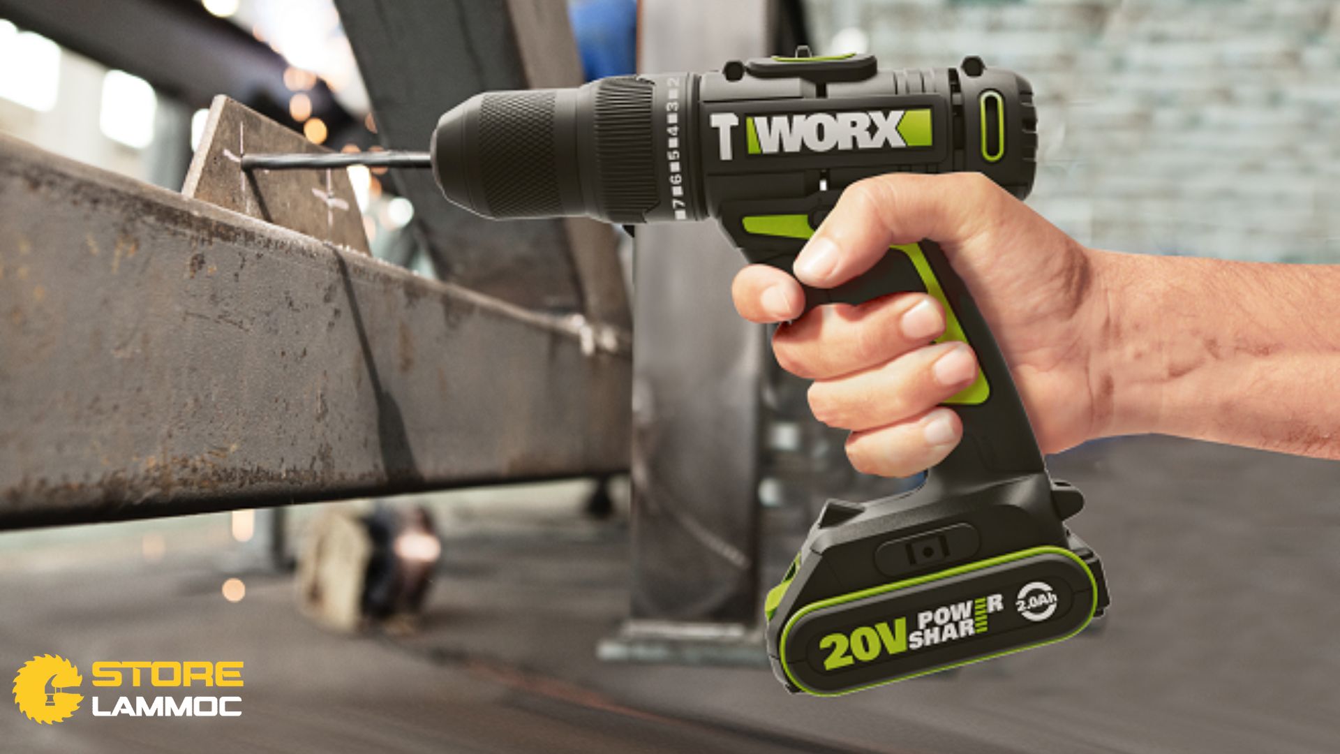 Động cơ của máy khoan pin Worx