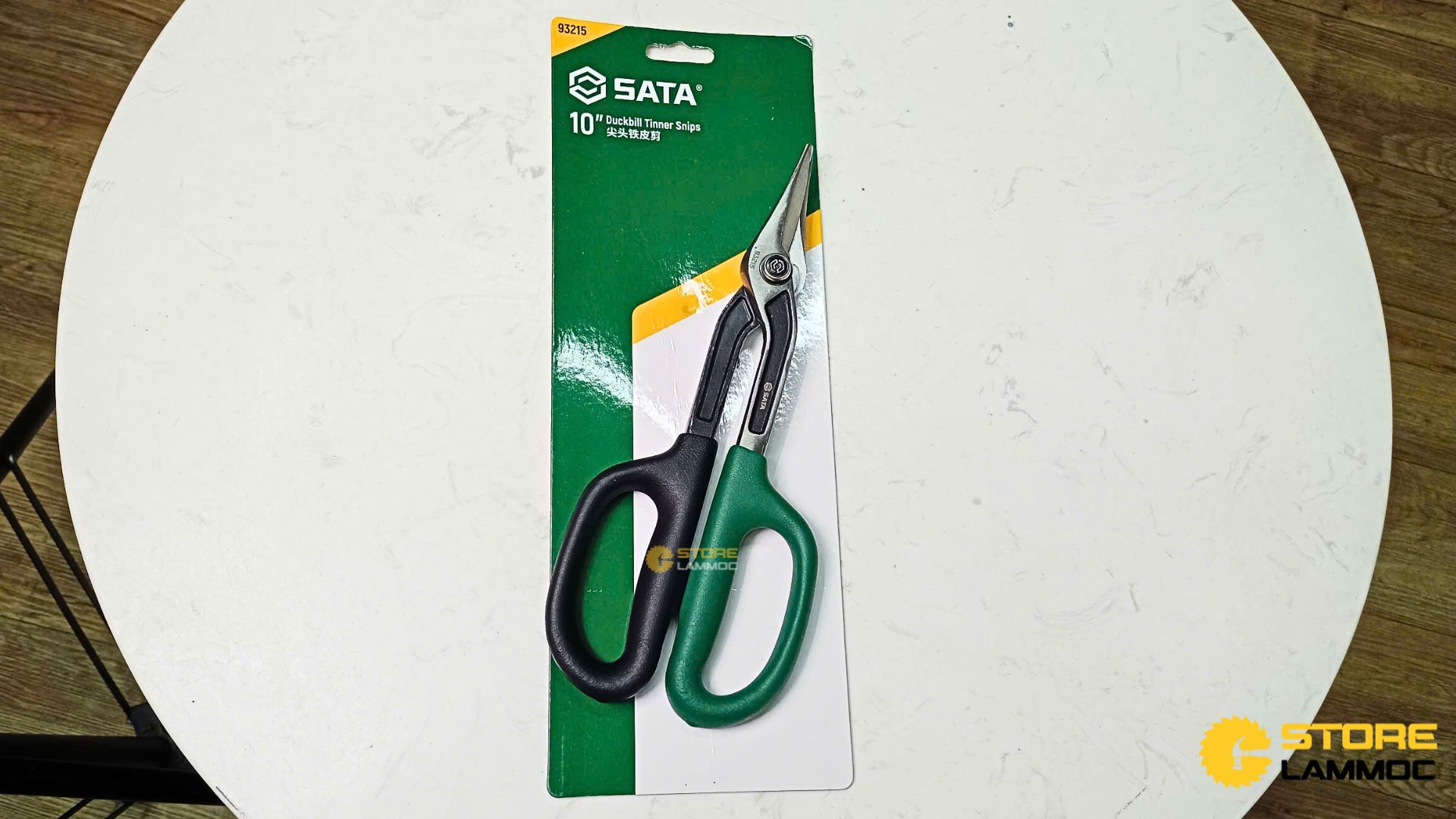 Kéo cắt tôn loại mũi thẳng 263mm 10inch Sata 93215 - 1