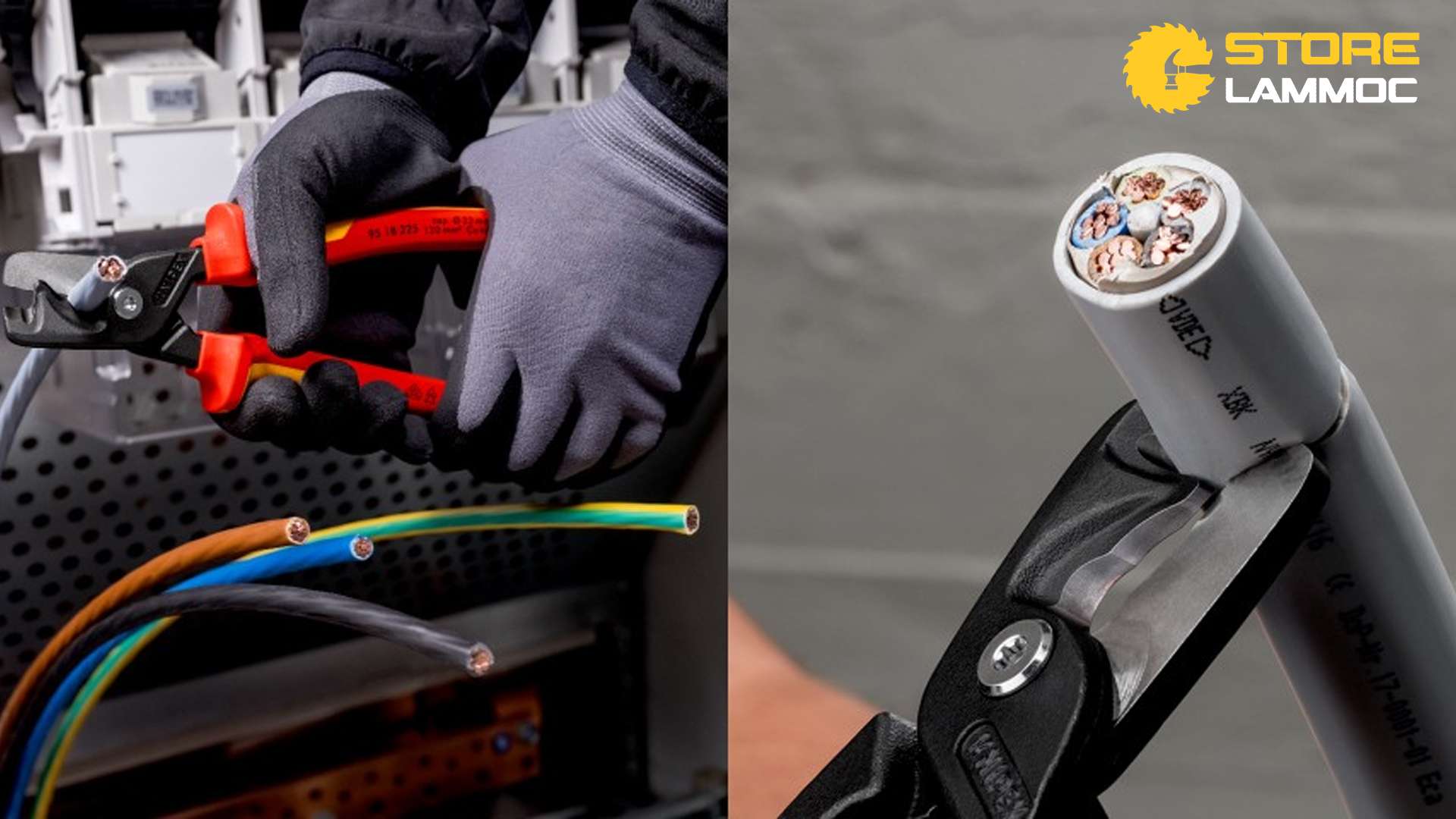 Kìm Cắt Cáp  KNIPEX 9518225