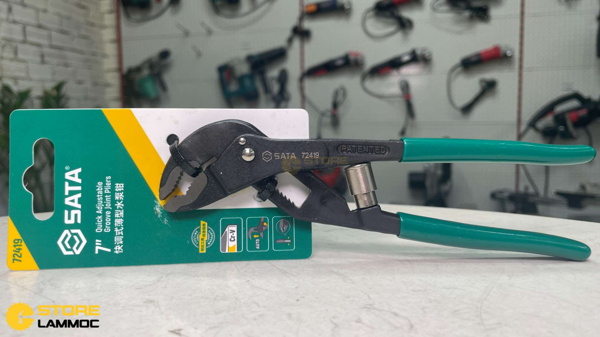 Kìm mỏ quạ 7inch Sata 72419