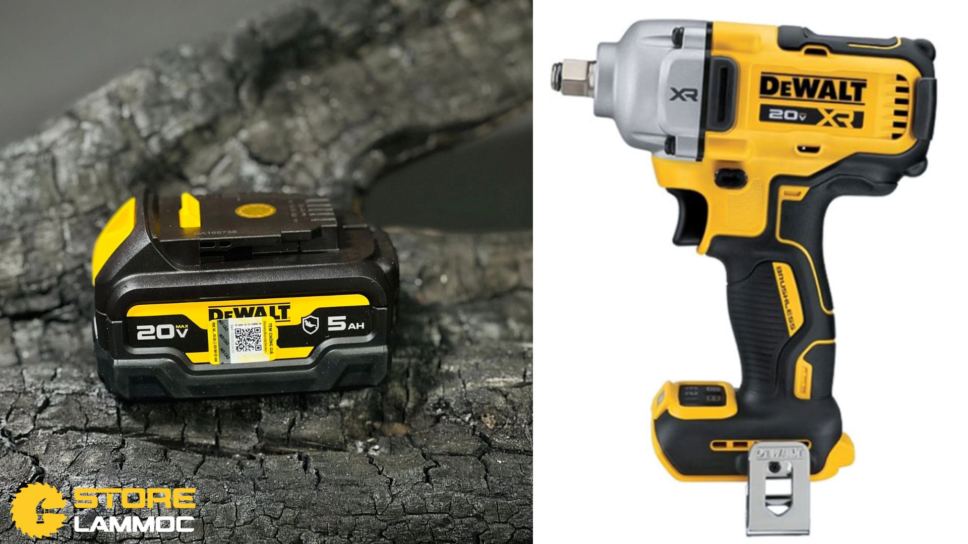 Máy bắn bu lông và pin Lithium-ion
