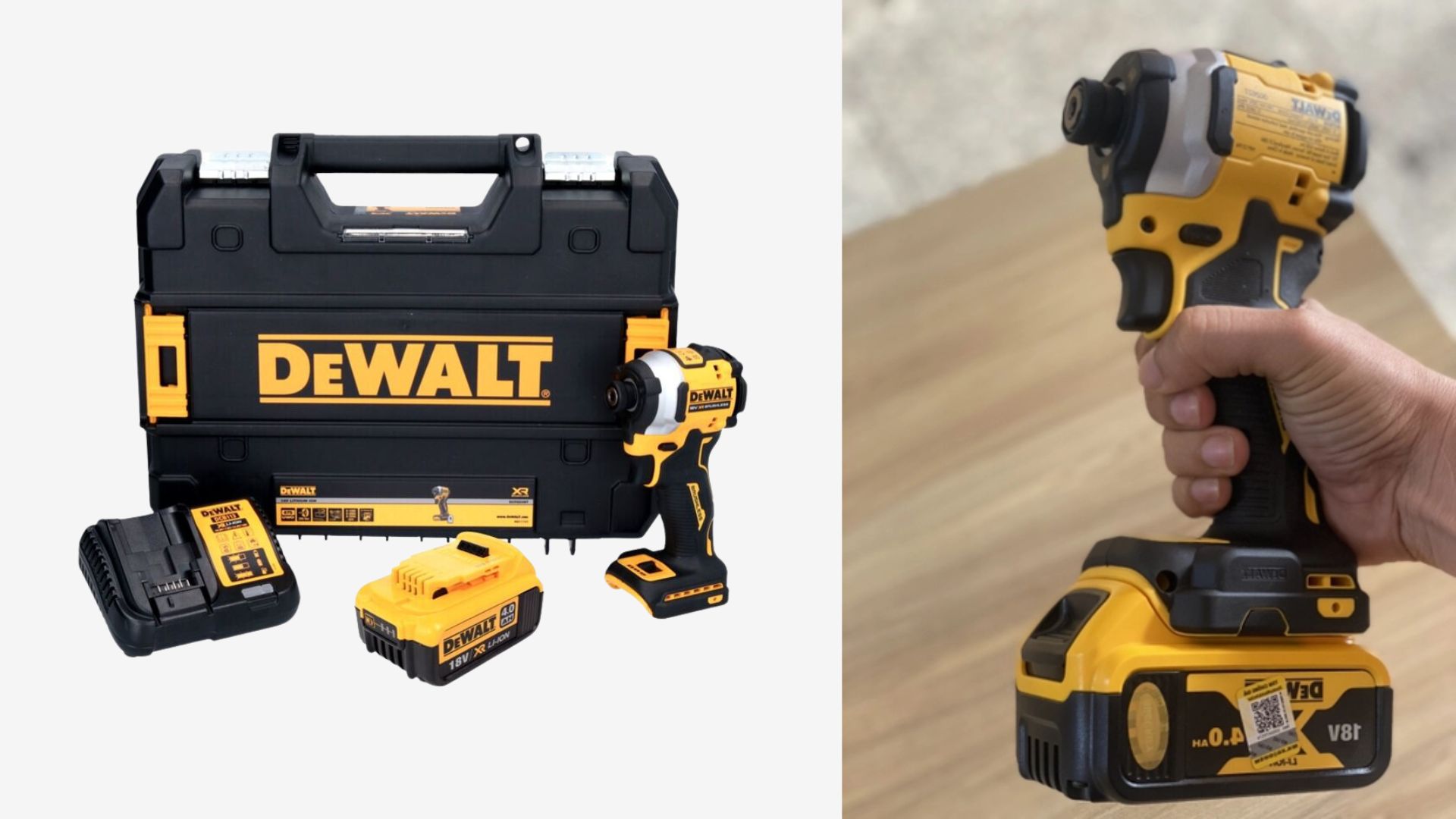 BỘ MÁY BẮN VÍT PIN DEWALT DCF850M1 1 PIN 4AMPE