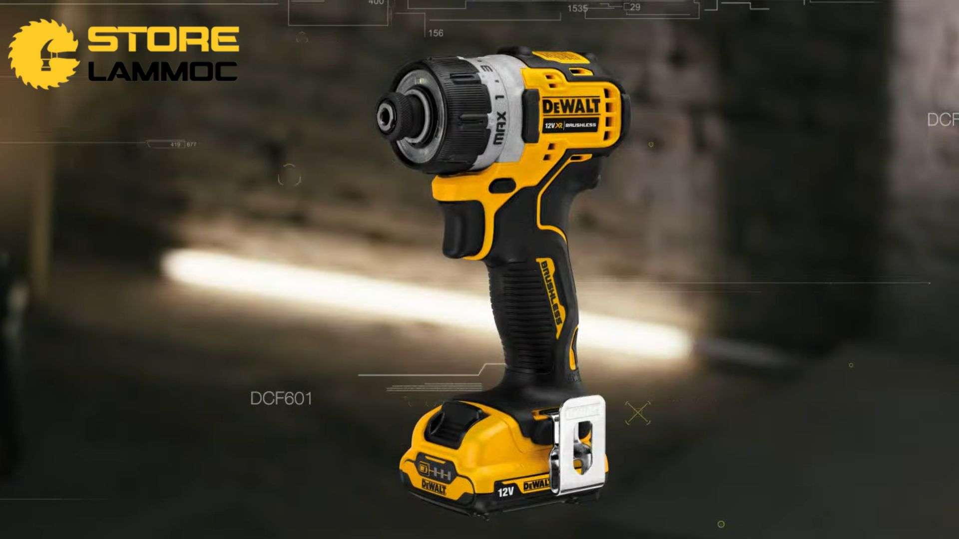 Máy bắn vít pin DeWalt DCF601