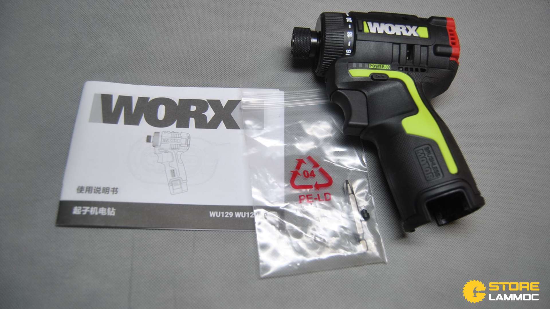 Máy bắn vít pin Worx WU129