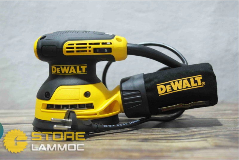 Máy chà nhám rung xoay Dewalt DWE6423