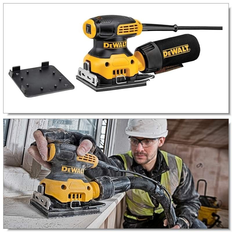 Máy chà nhám gỗ cầm tay Dewalt 