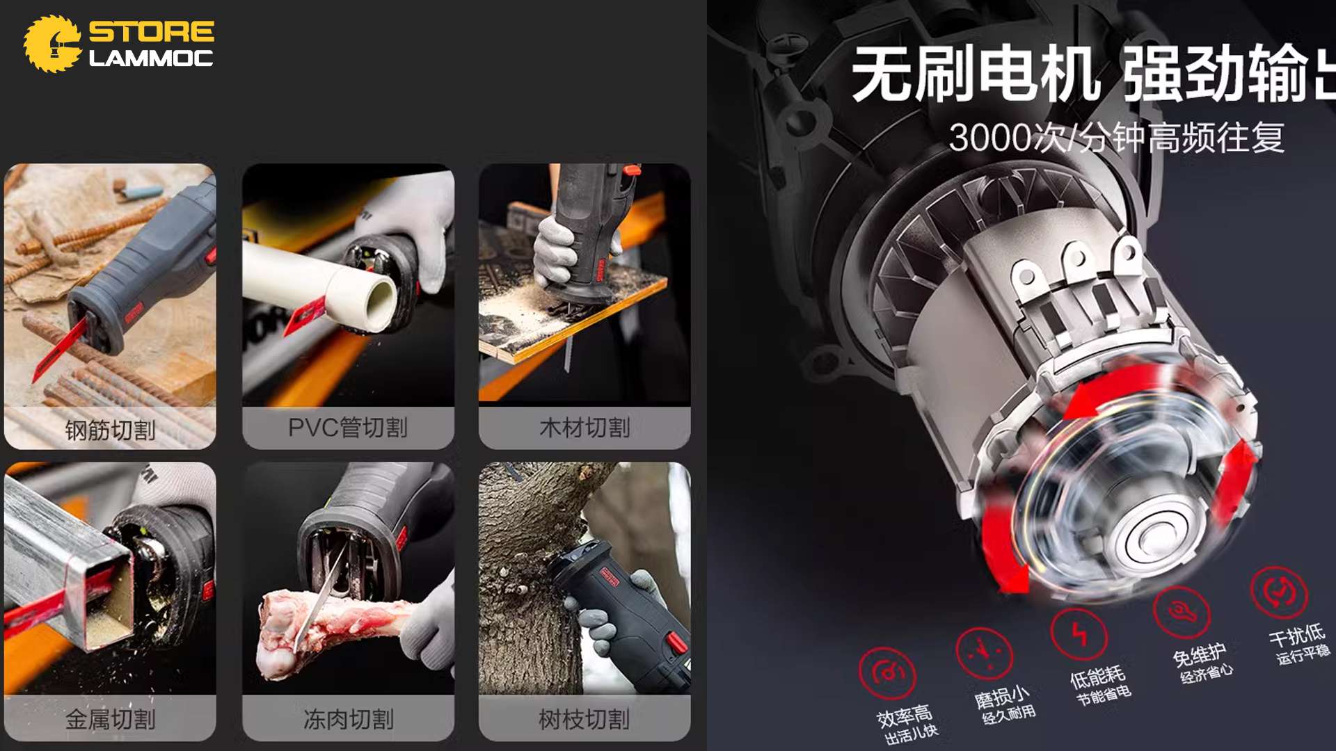 Máy cưa kiếm pin Worx WU501