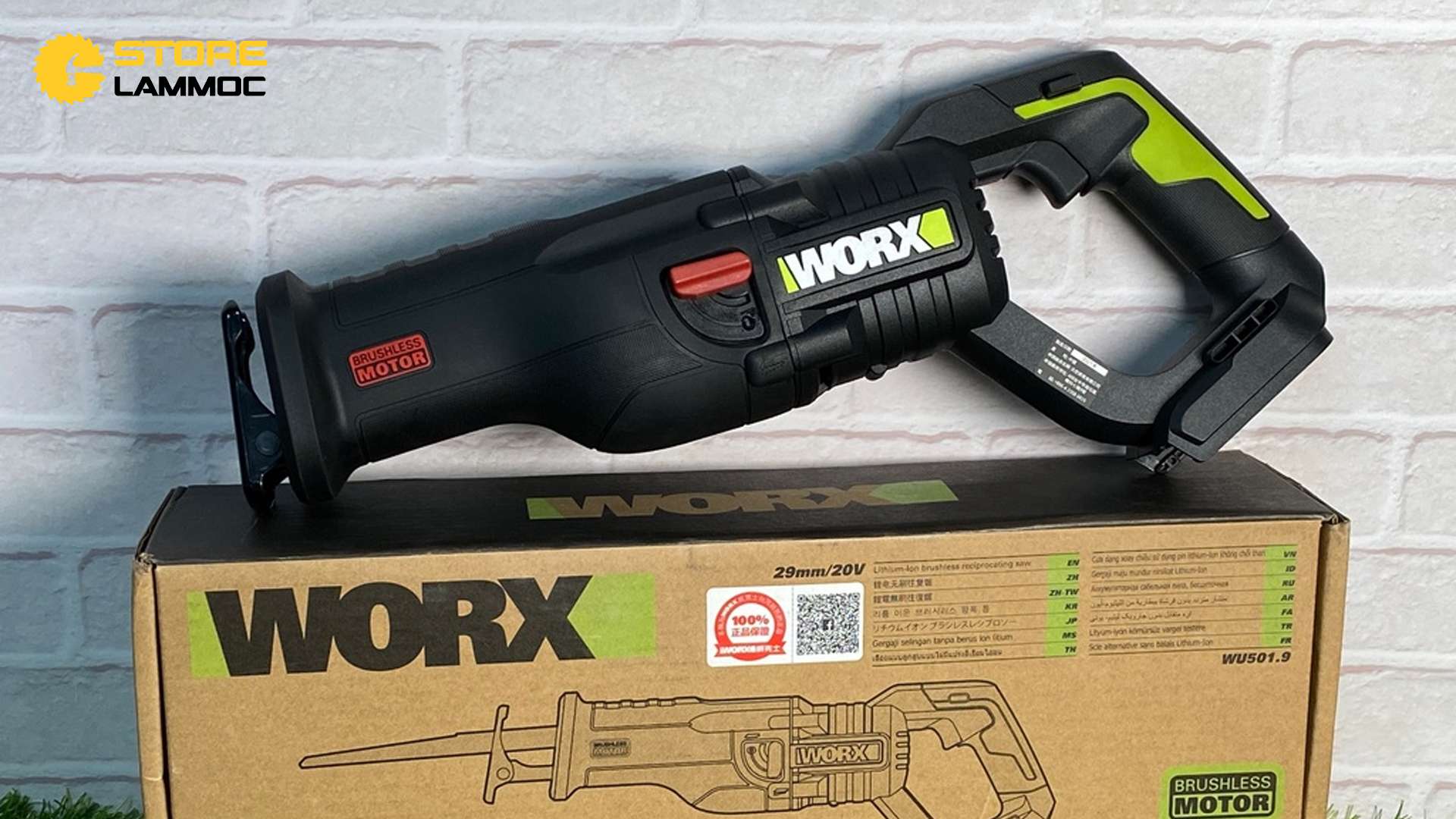 Máy cưa kiếm pin Worx WU501