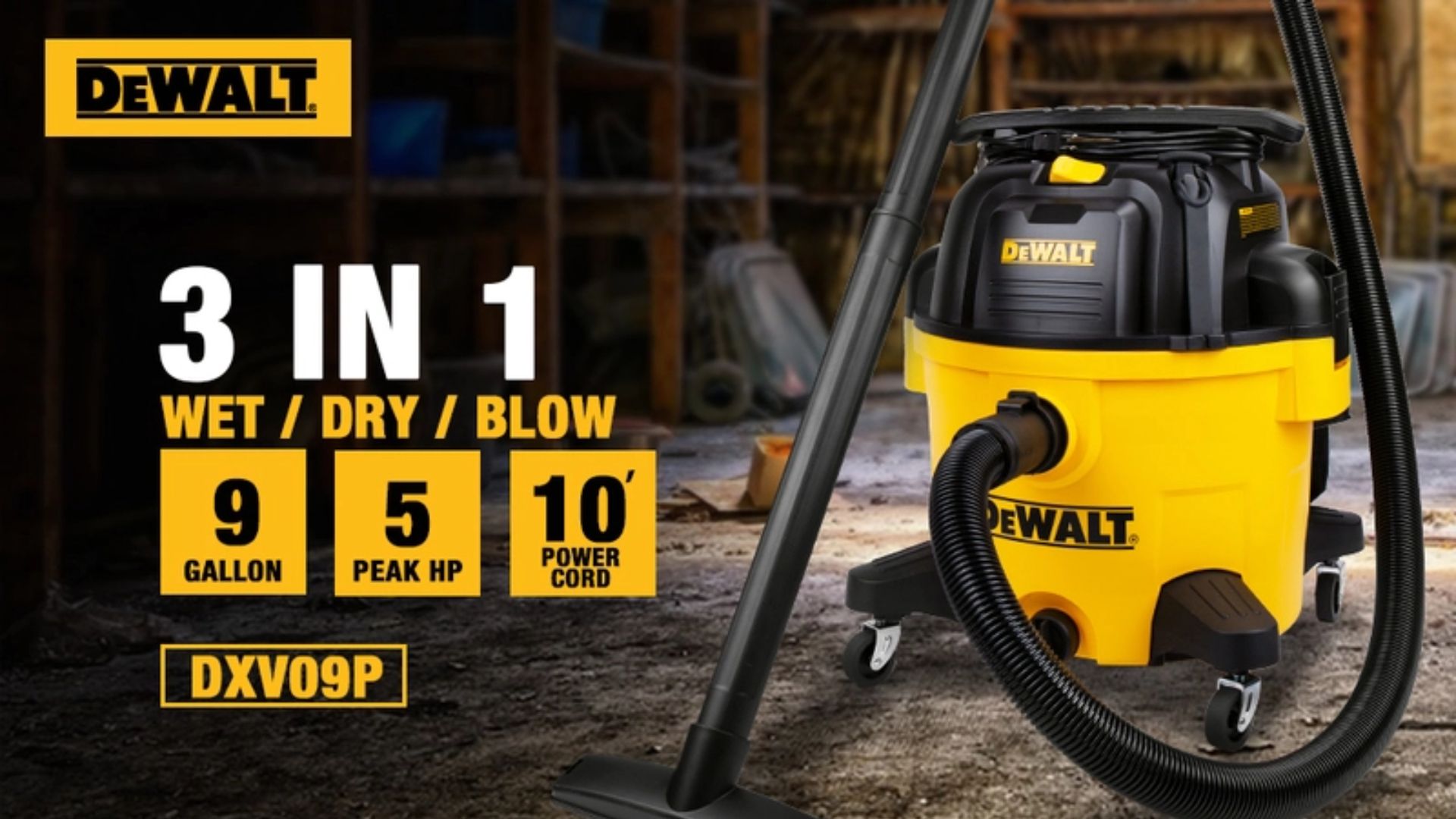 Bảo quản và vệ sinh máy hút bụi Dewalt