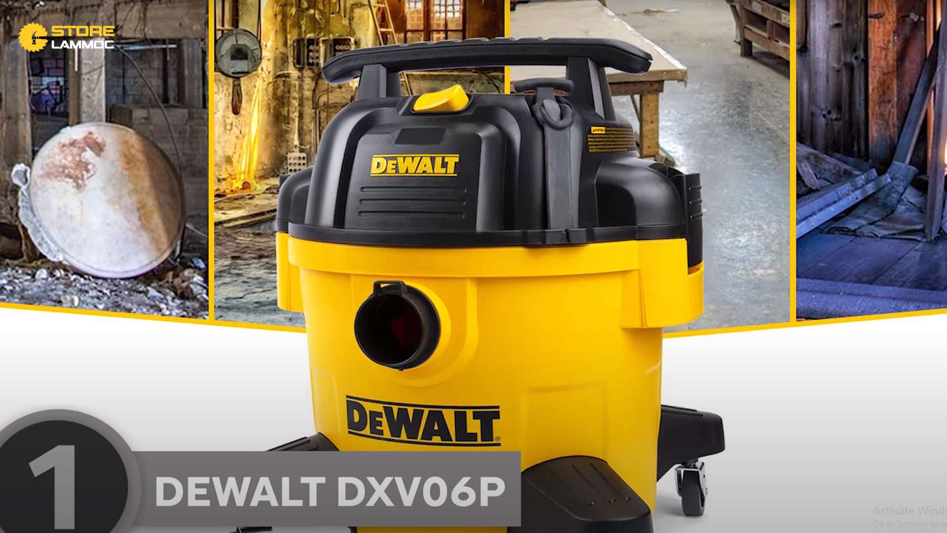 Máy hút bụi DeWalt DXV06P