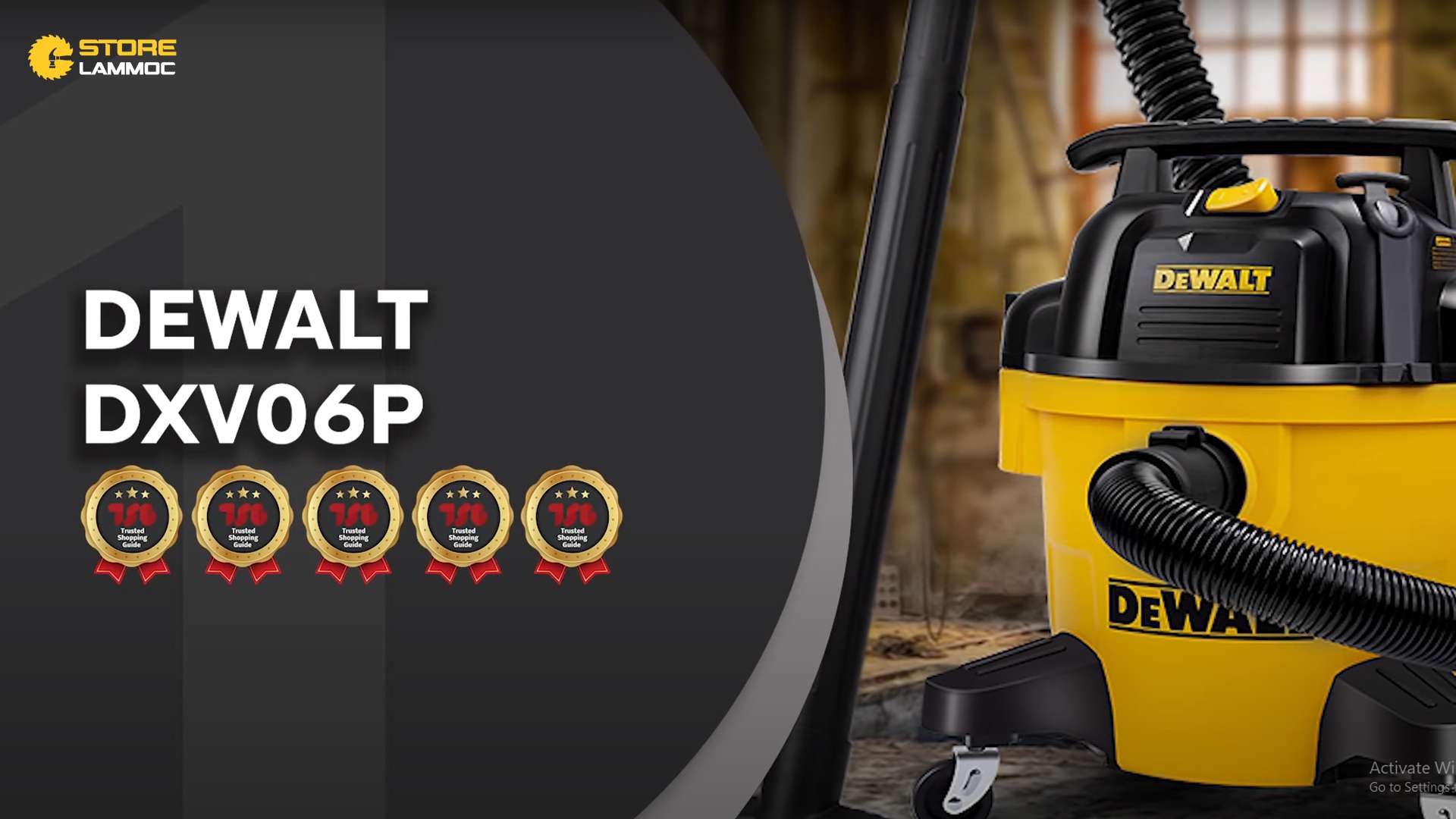 Máy hút bụi DeWalt DXV06P