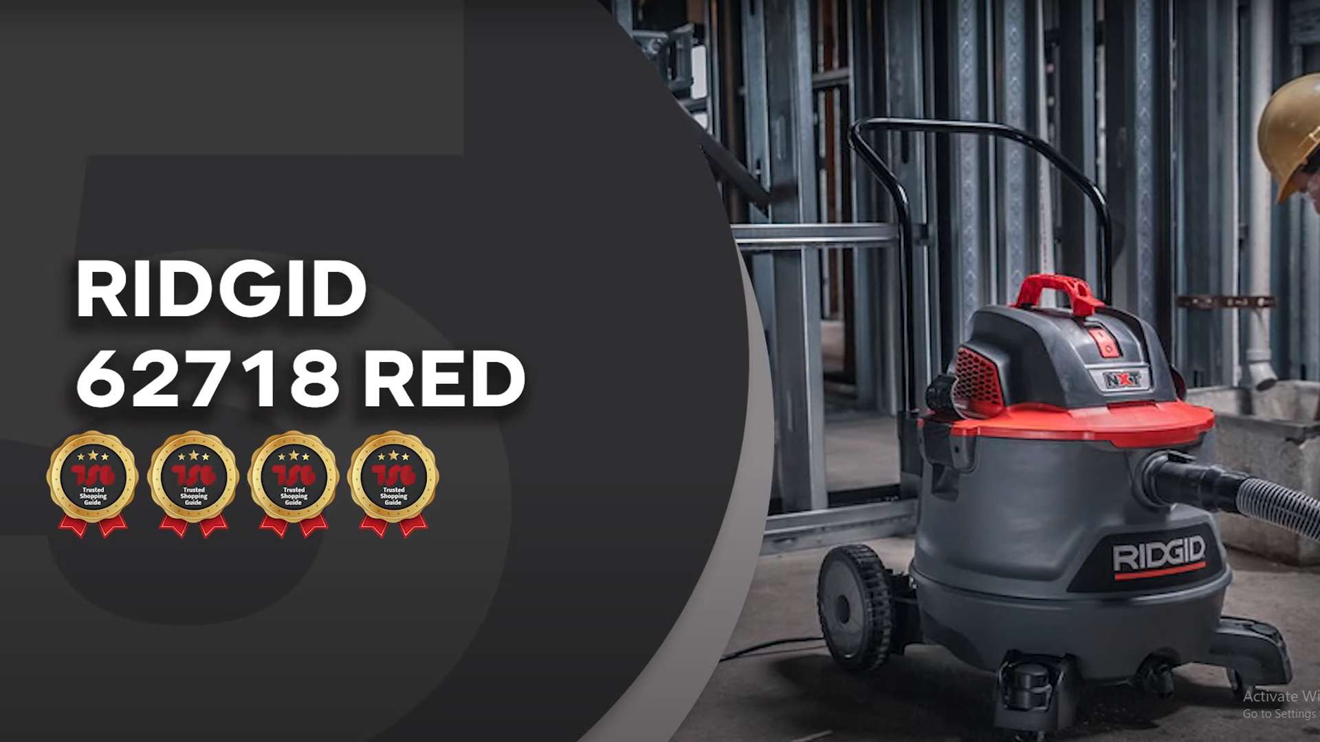 Máy hút bụi RIDGID 62718 Red