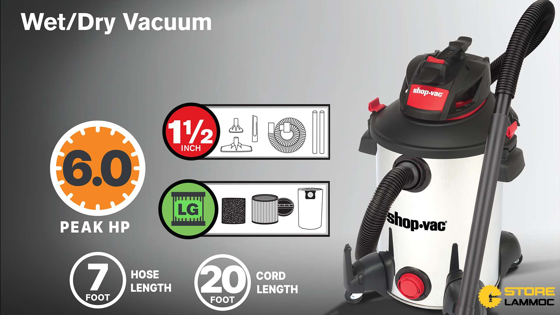 máy hút bụi Shop-Vac Model 57613