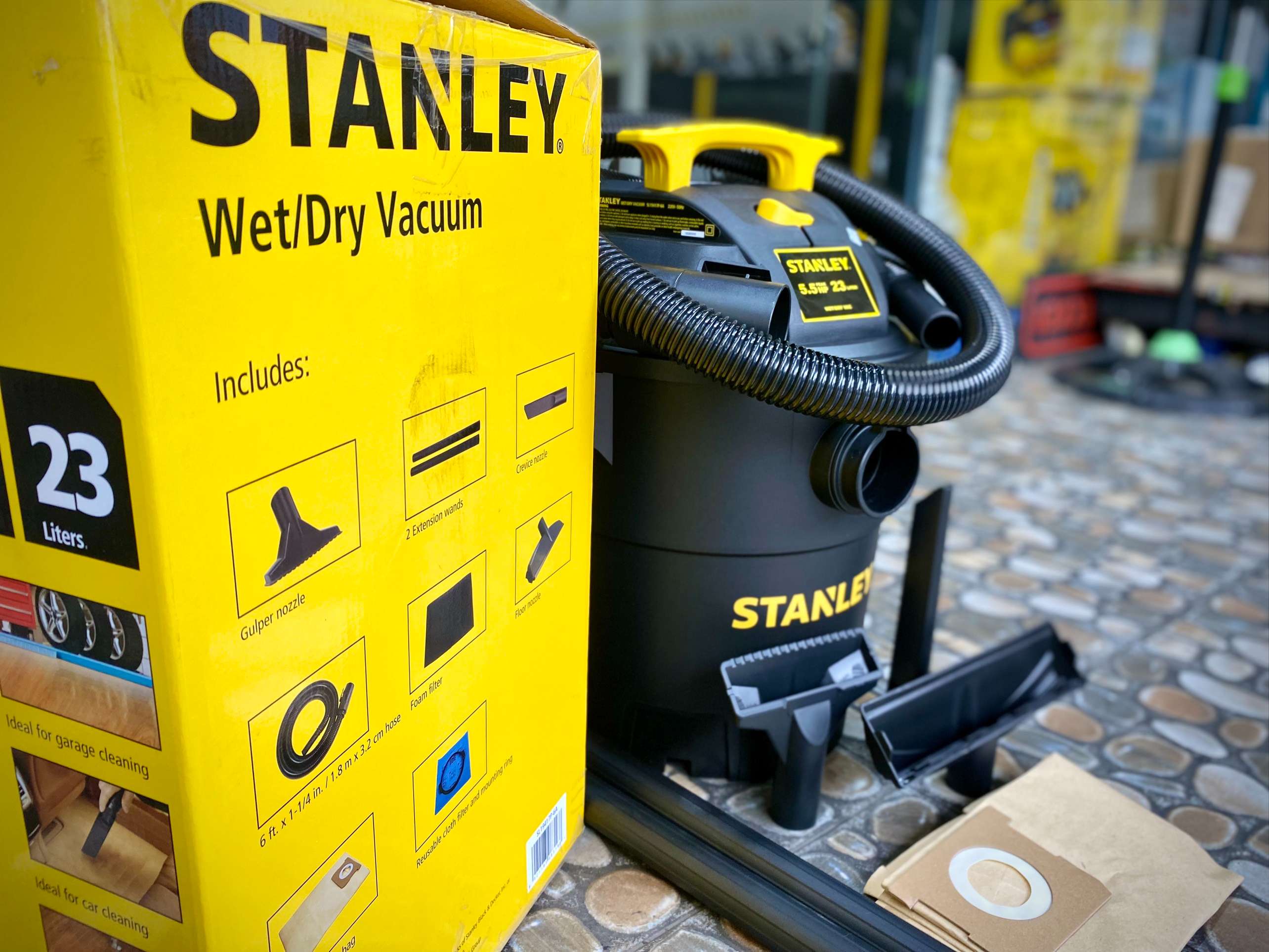 Máy hút bụi Stanley SL19417P-6A khô và ướt 23 lít 2