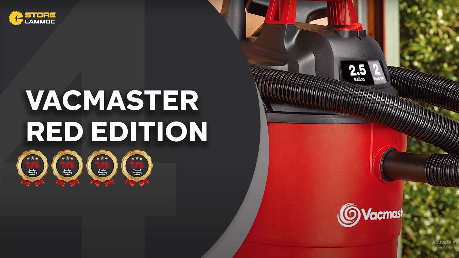 Máy hút bụi Vacmaster Red Edition