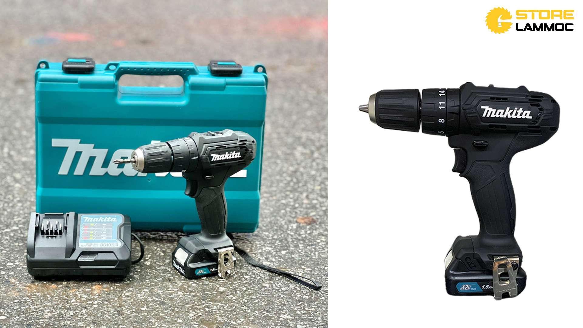 MÁY KHOAN BÚA VÀ VẶN VÍT DÙNG PIN (12V MAX) MAKITA HP333DWYB