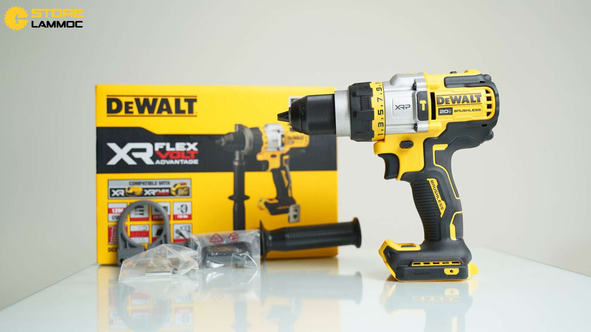 MÁY KHOAN PIN 20V 120NM DEWALT DCD999P2 (2 PIN 5AMPE)