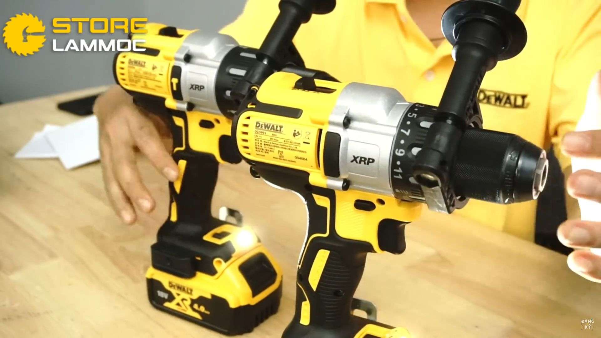 Máy khoan pin DeWALT DCD996 và DCD991