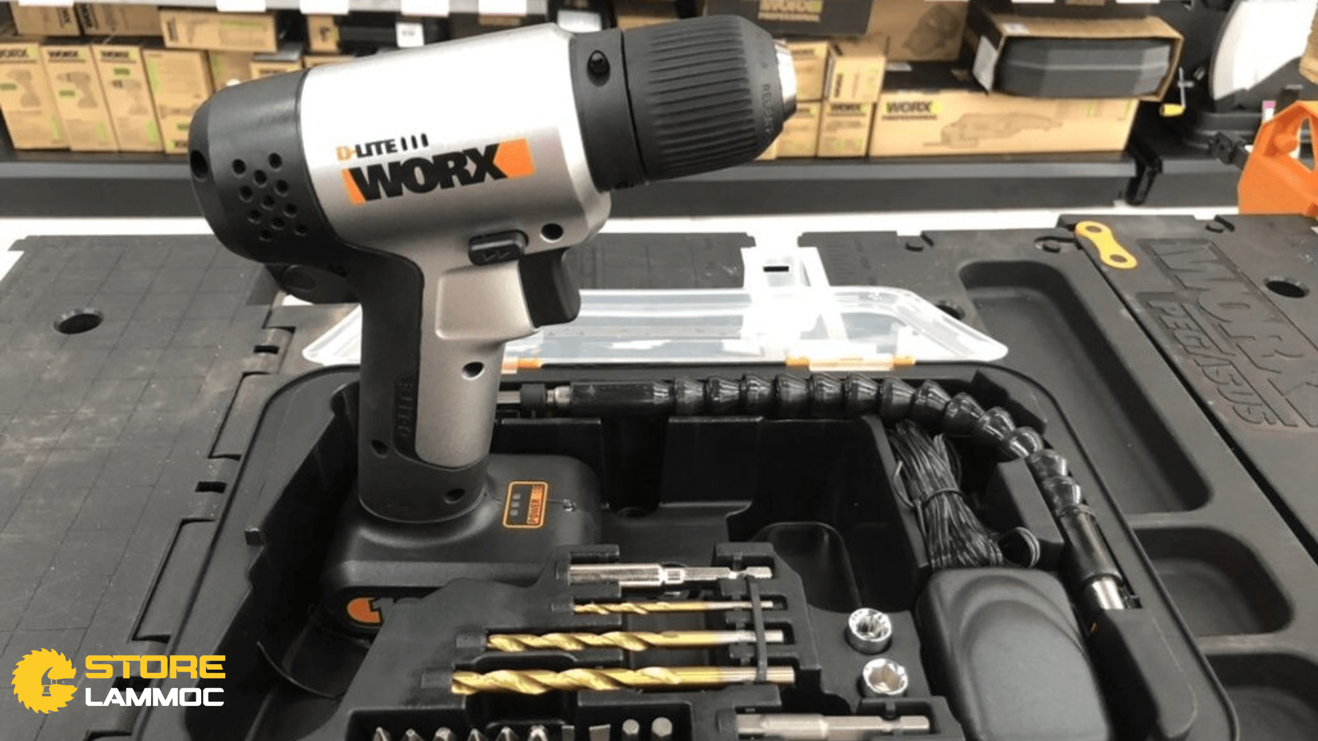 Máy khoan pin mini Worx chính hãng