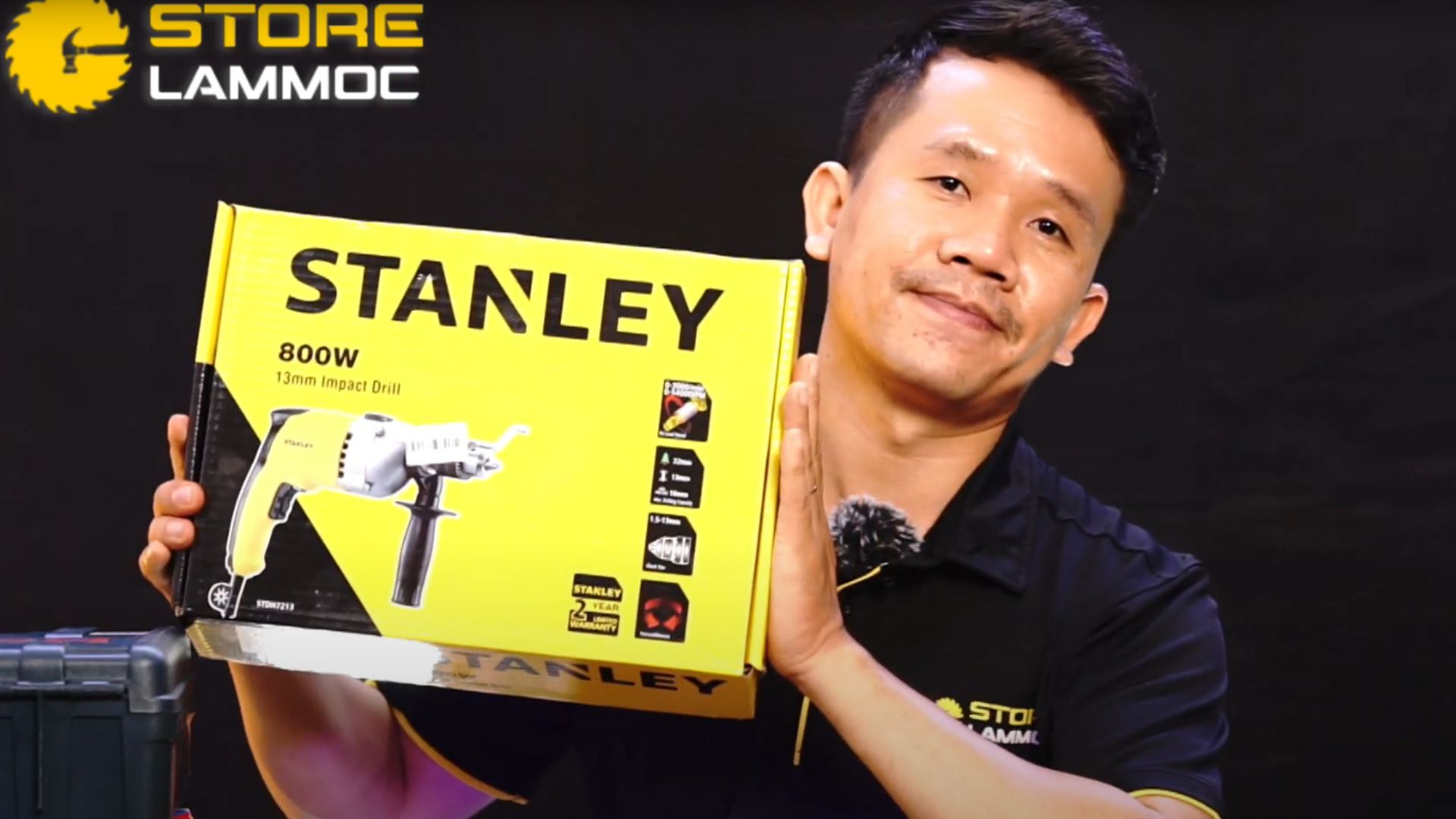 Máy khoan Stanley STDH7213 với công suất 800W