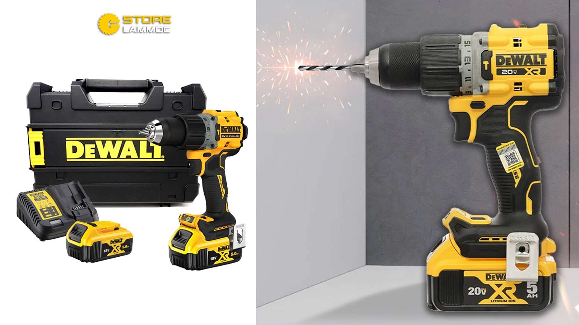 Máy khoan pin DeWALT DCD805