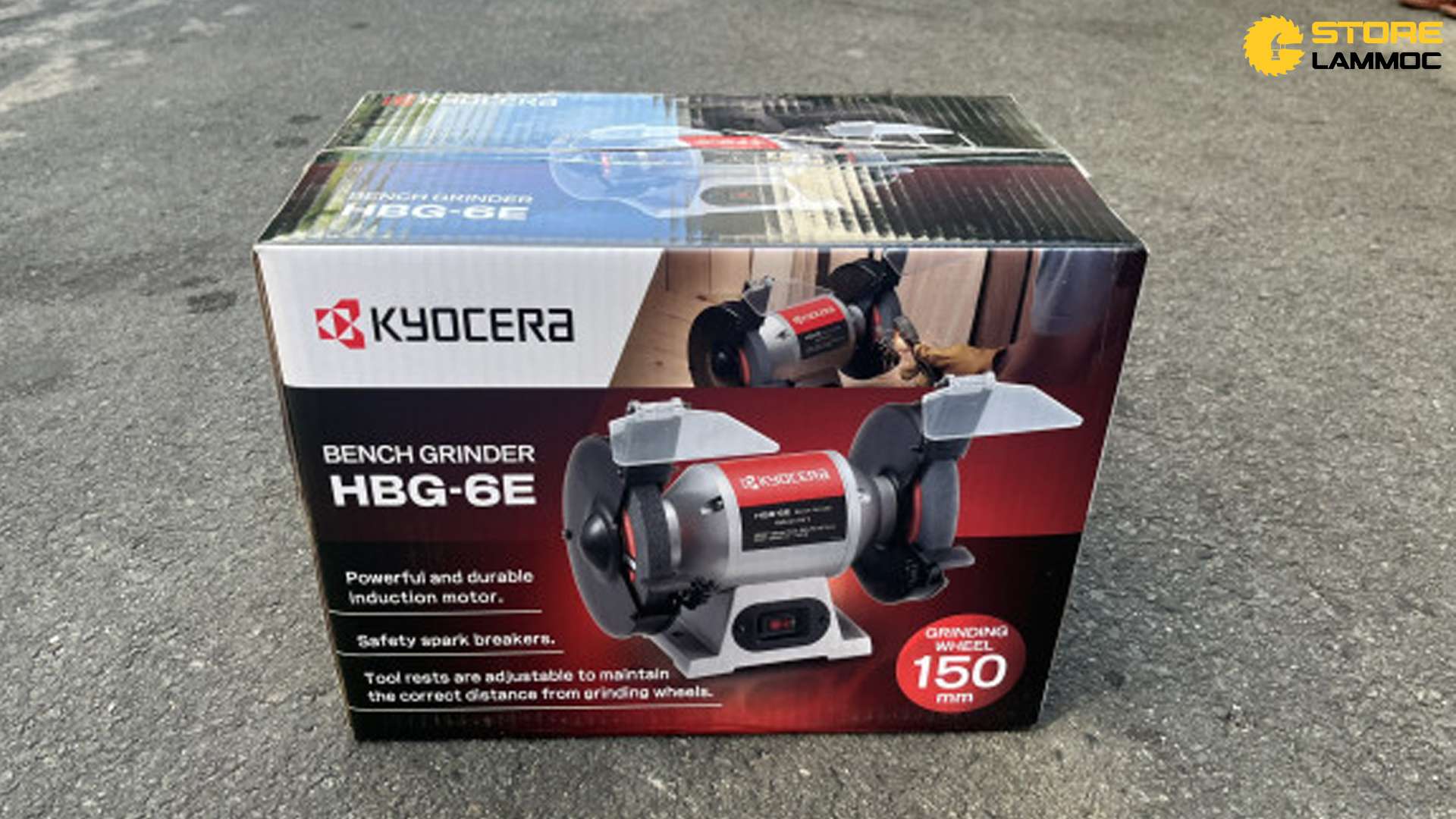 MÁY MÀI 2 ĐÁ 150MM 250W KYOCERA HBG-6E