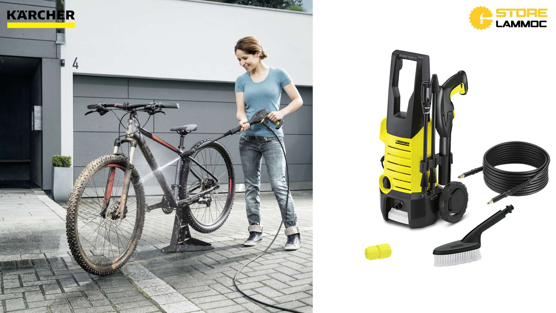 MÁY PHUN RỬA ÁP LỰC CAO KARCHER K2.360 MÃ 1.601-686.0