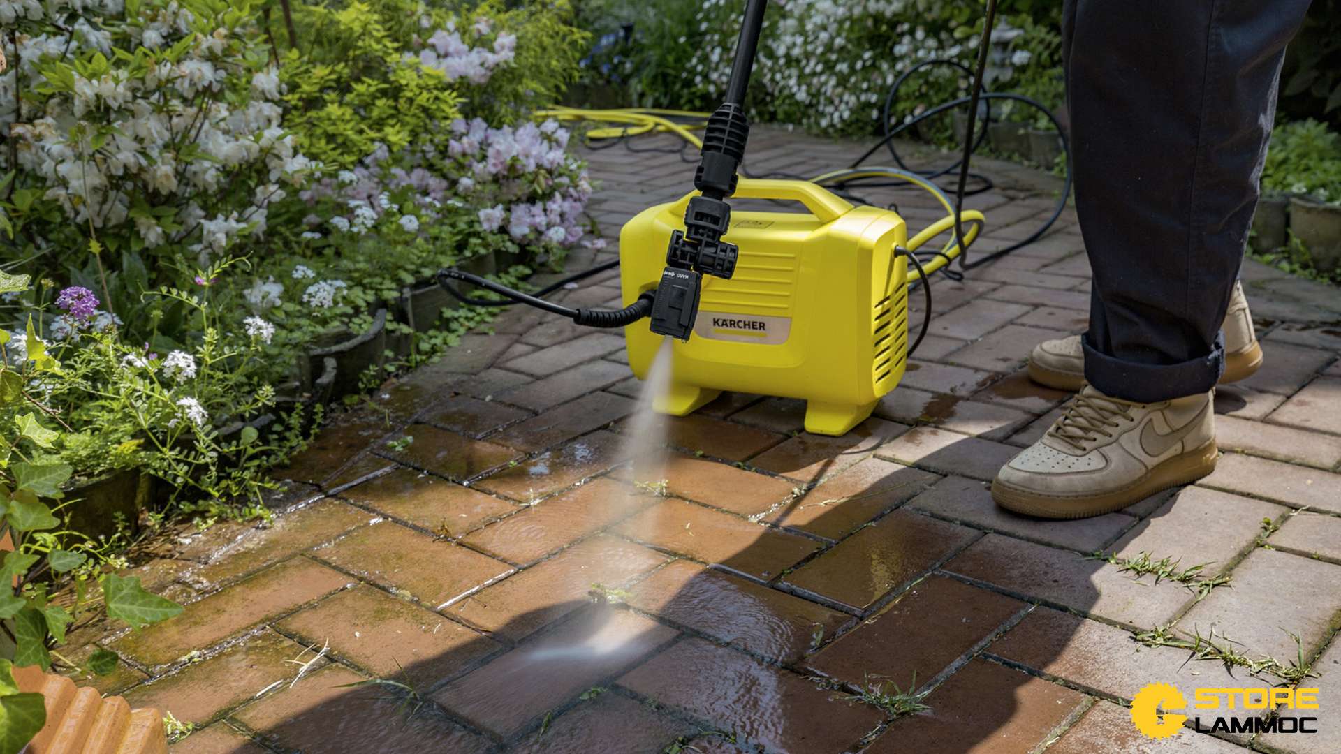 MÁY PHUN RỬA ÁP LỰC CAO KARCHER K2 POWER VPS VÀ PHỤ KIỆN ĐẦU NỐI 9.653-378.0