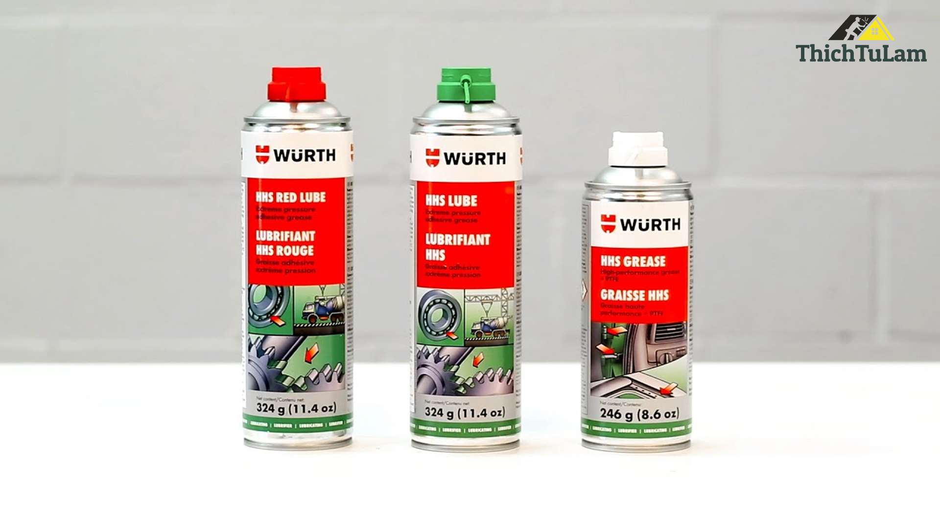 Mỡ bò nước Wurth HHS Grease-Based Lubricants