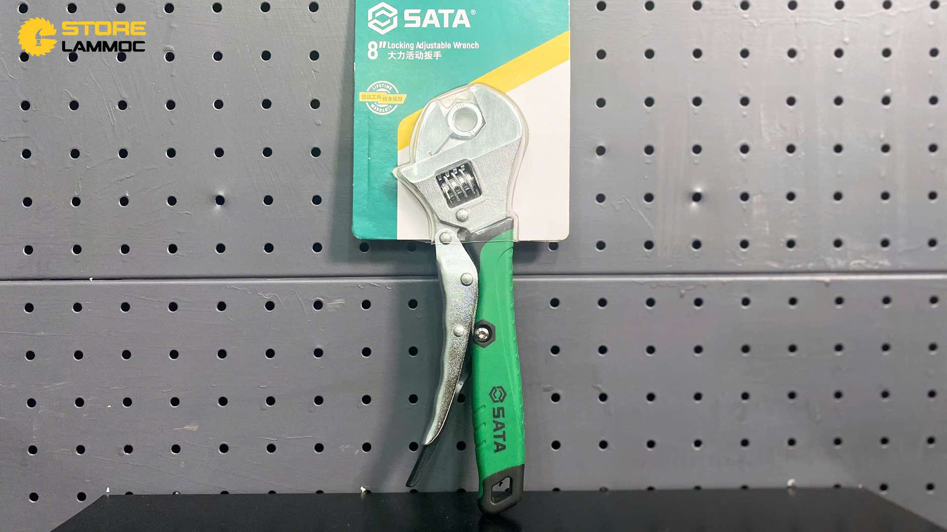 Mỏ lết khóa ngàm điều chỉnh được 8inch Sata 47213