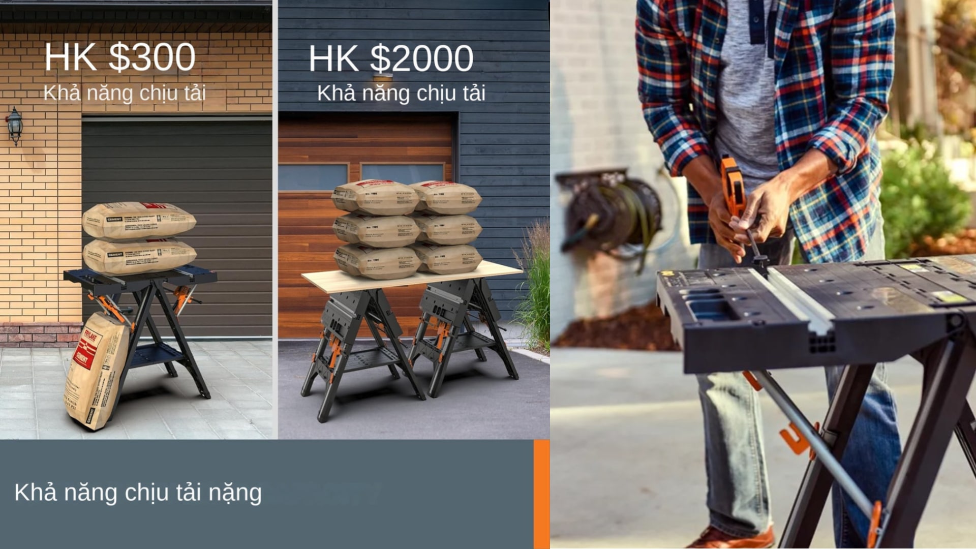Những tính năng thú vi của bàn di động Worx WX051