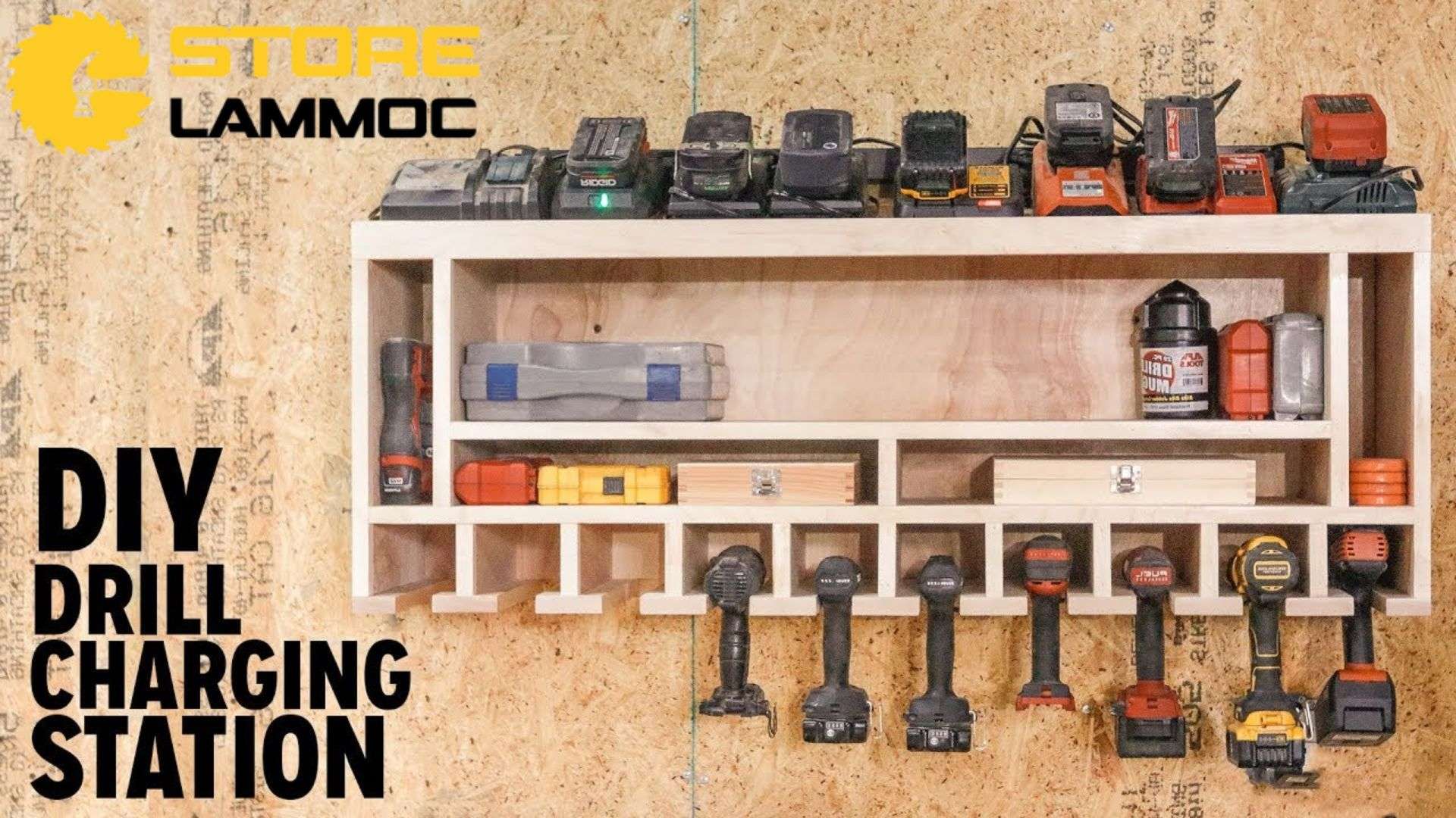 Nơi bảo quản pin và là trạm sạc của máy khoan pin