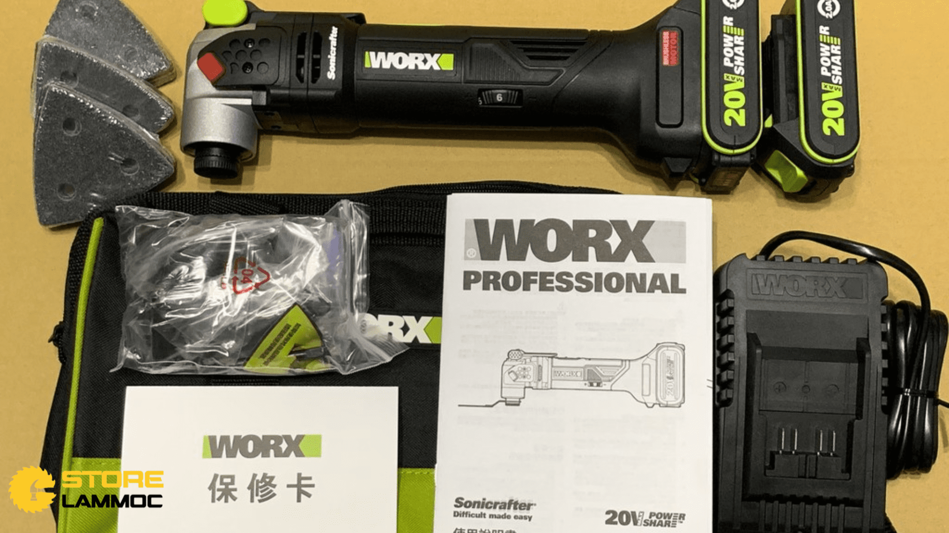 Phụ Kiện Của Máy Cắt Rung Đa Năng Worx WU690.1