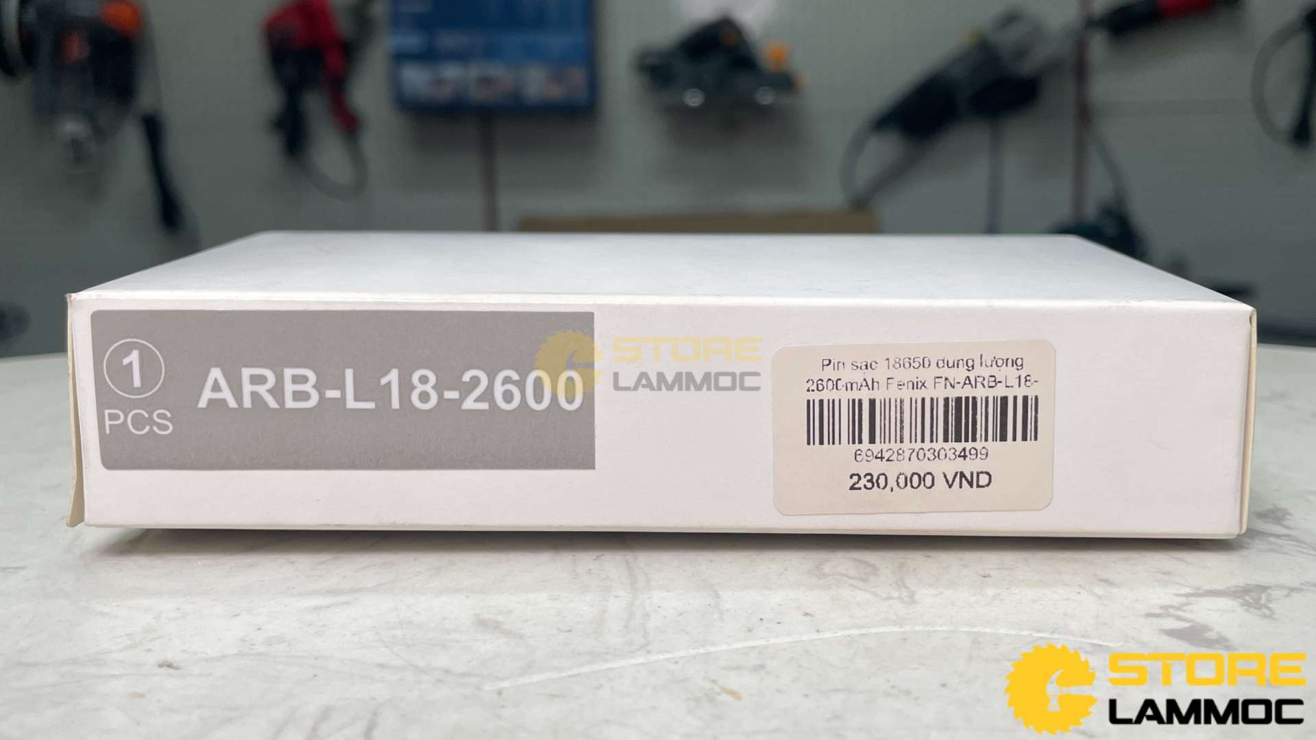 Pin sạc 18650 dung lượng 2600mAh Fenix FN-ARB-L18-2600