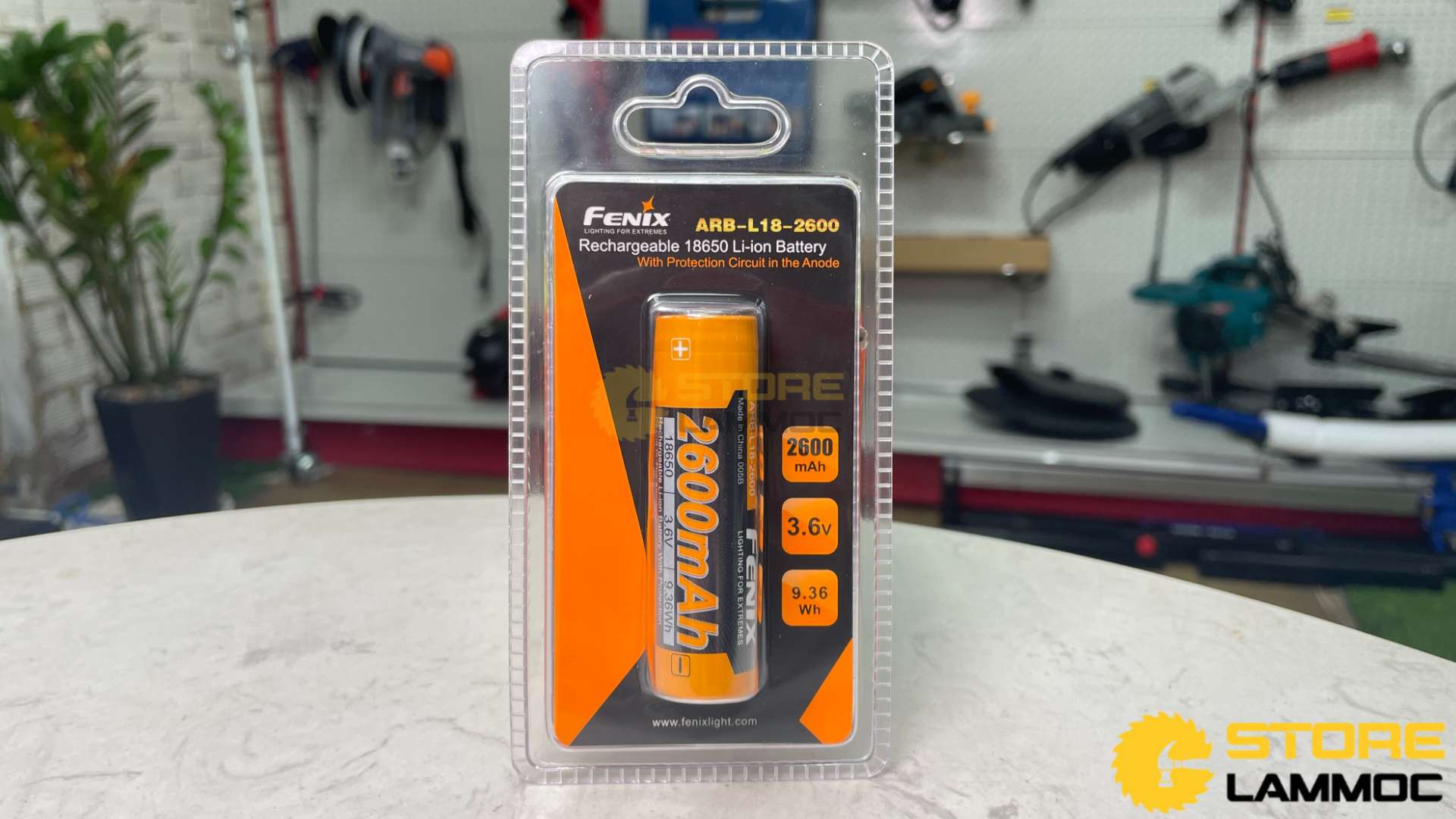 Pin sạc 18650 dung lượng 2600mAh Fenix FN-ARB-L18-2600