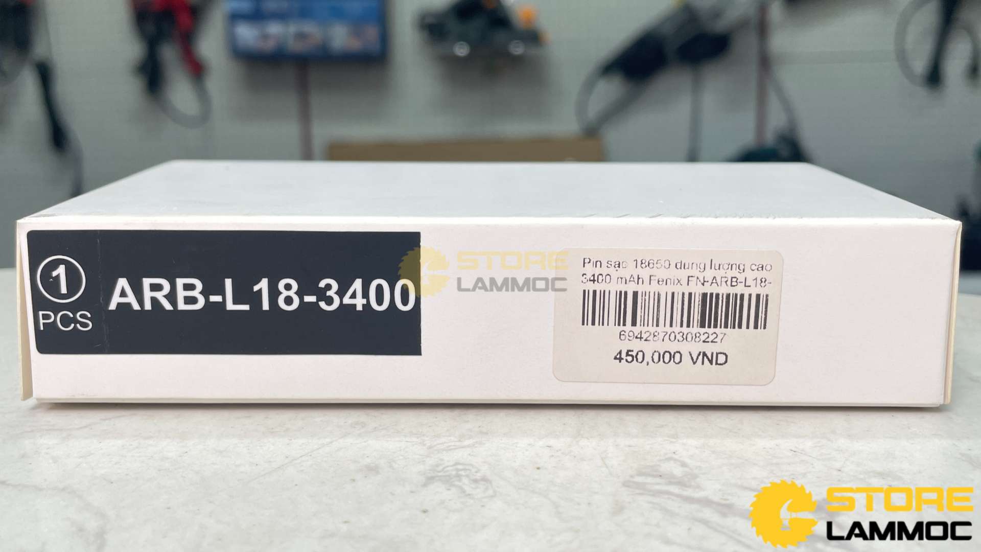 Pin sạc 18650 dung lượng cao 3400 mAh Fenix FN-ARB-L18-3400