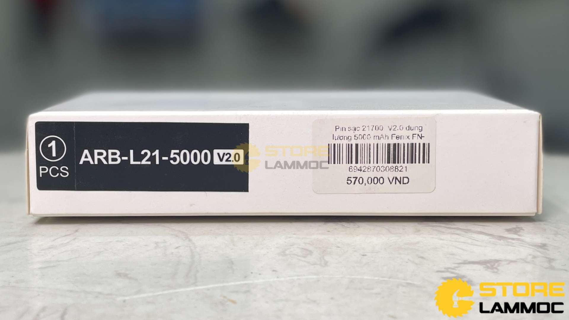 Pin sạc 21700  V2.0 dung lượng 5000 mAh Fenix FN-ARB-L21-5000V2