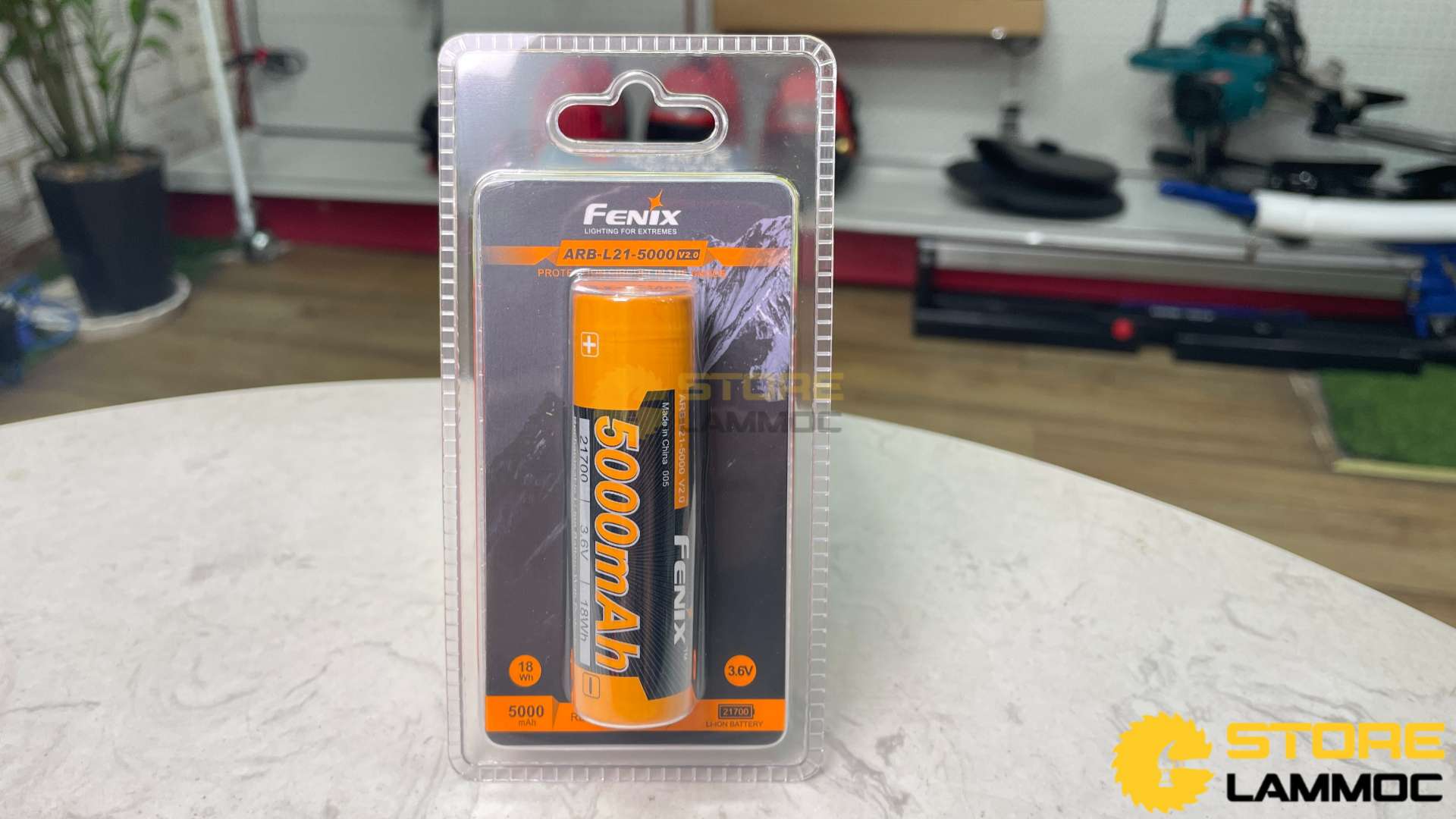 Pin sạc 21700  V2.0 dung lượng 5000 mAh Fenix FN-ARB-L21-5000V2